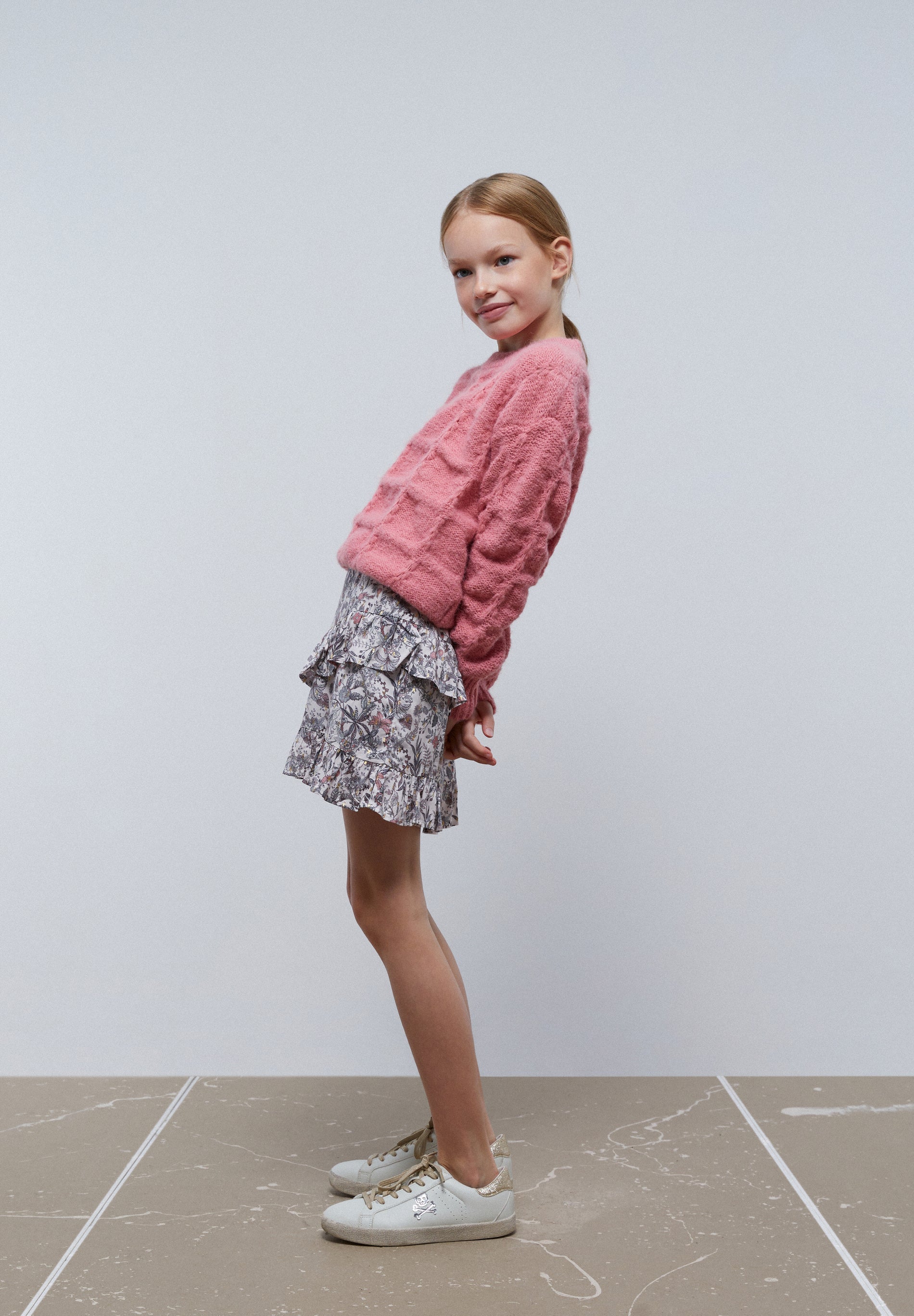 SWEATER COM PORMENOR DE MALHA DE CABO