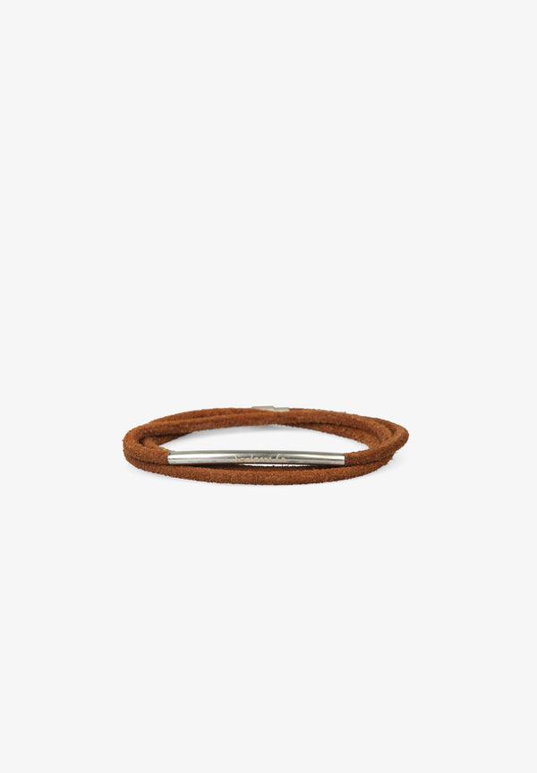 PULSEIRA DE CORDÃO COM PORMENOR METÁLICO