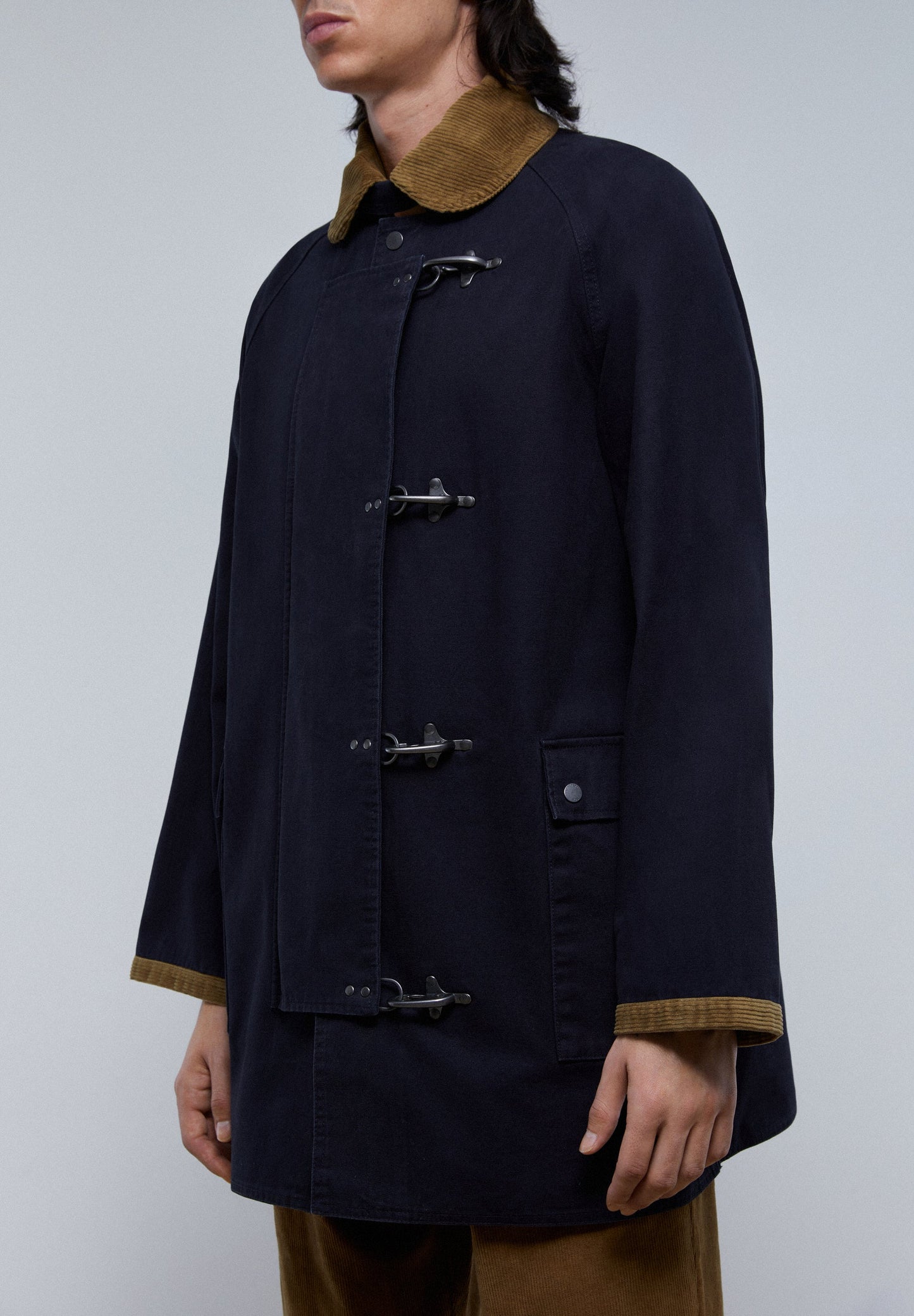 PARKA PREMIUM COM LINHAS VIVAS EM BOMBAZINA