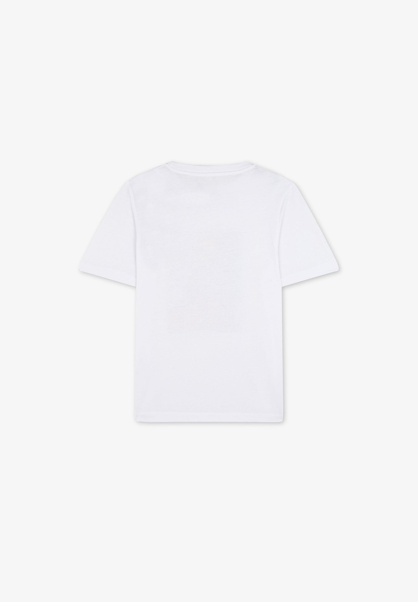 T-SHIRT COM DESENHO DE LOGÓTIPO ATRÁS