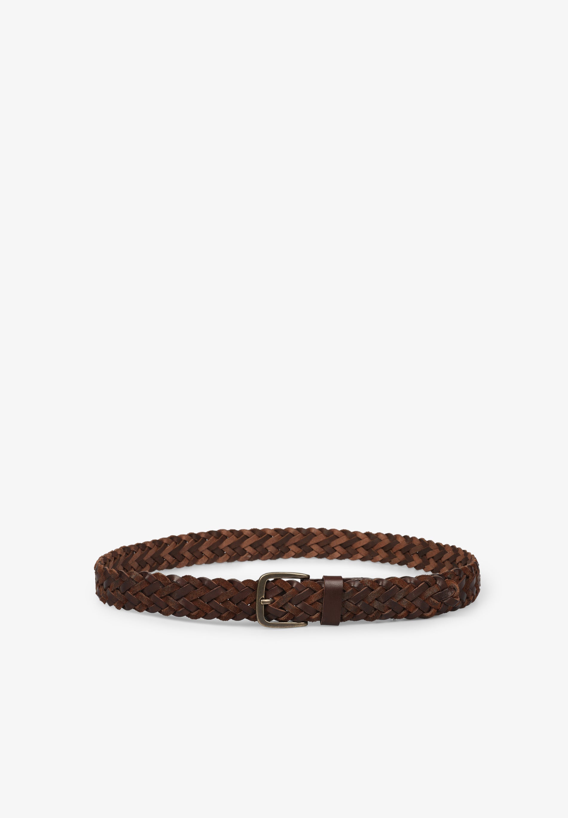 CEINTURE CUIR MOTIF TRESSÉ