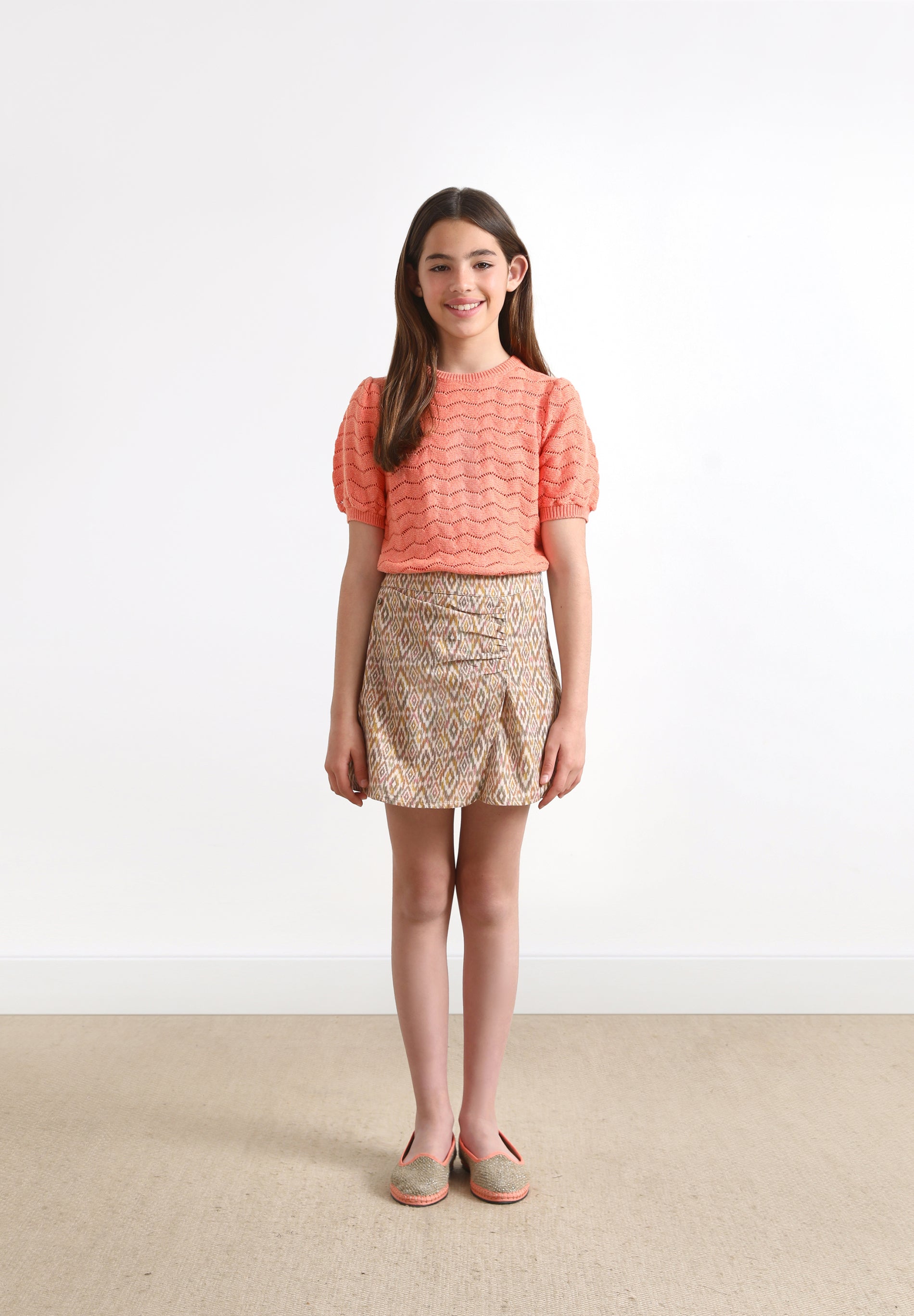 MINISSAIA COM PADRÃO ÉTNICO