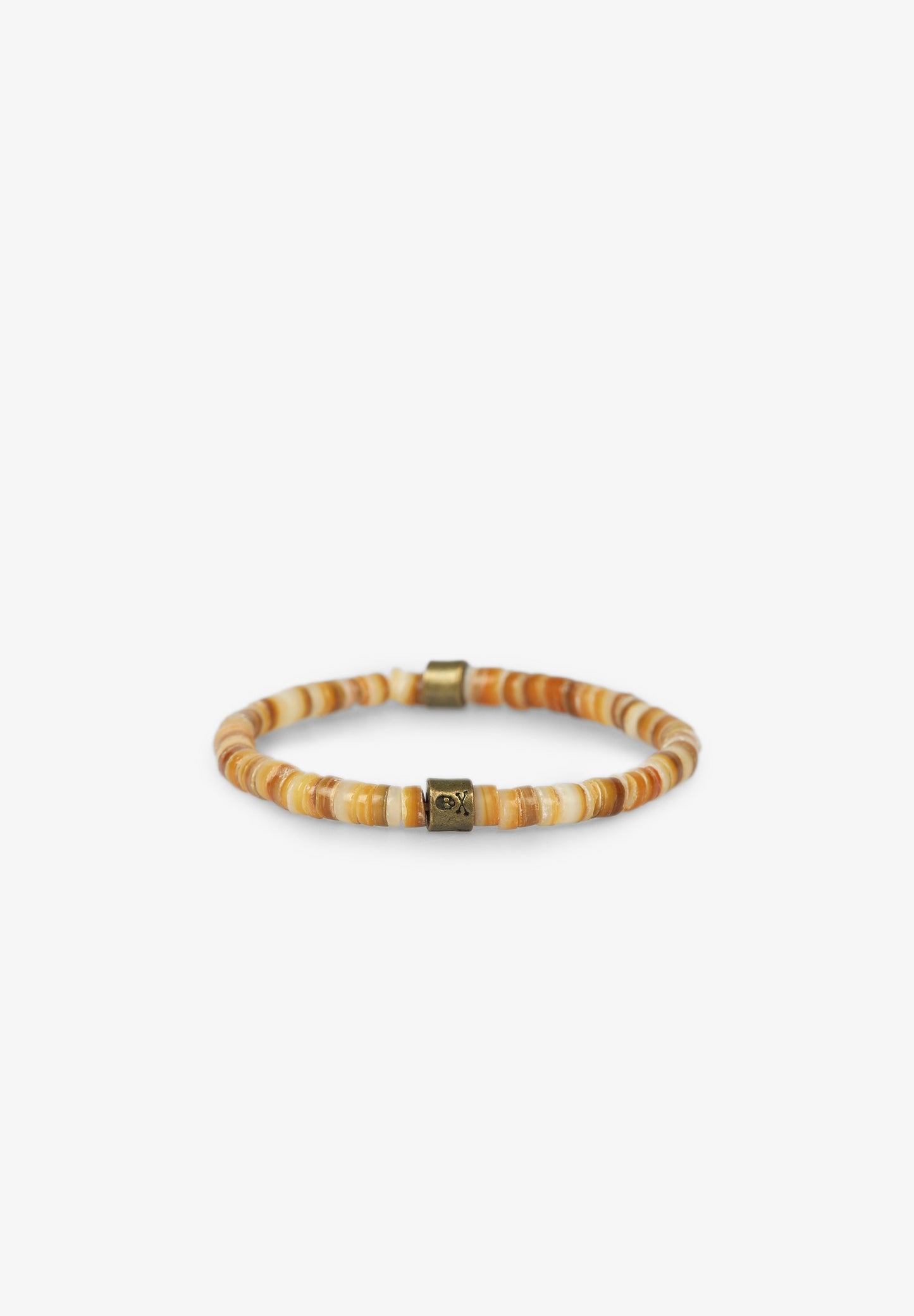 PULSEIRA DE PEDRAS COM PORMENOR METÁLICO
