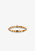 PULSEIRA DE PEDRAS COM PORMENOR METÁLICO