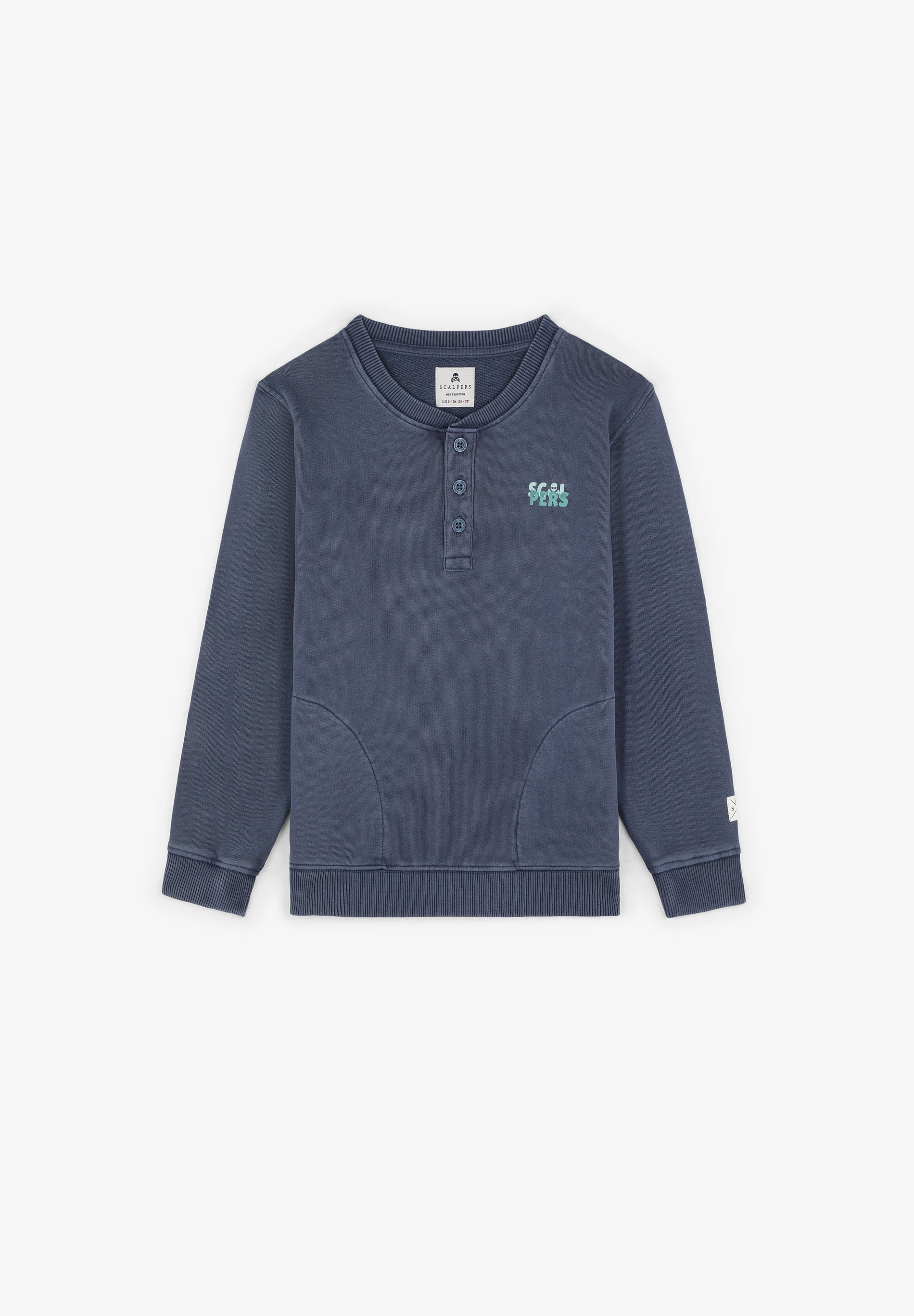 SWEATSHIRT COM LOGO E BOTÕES