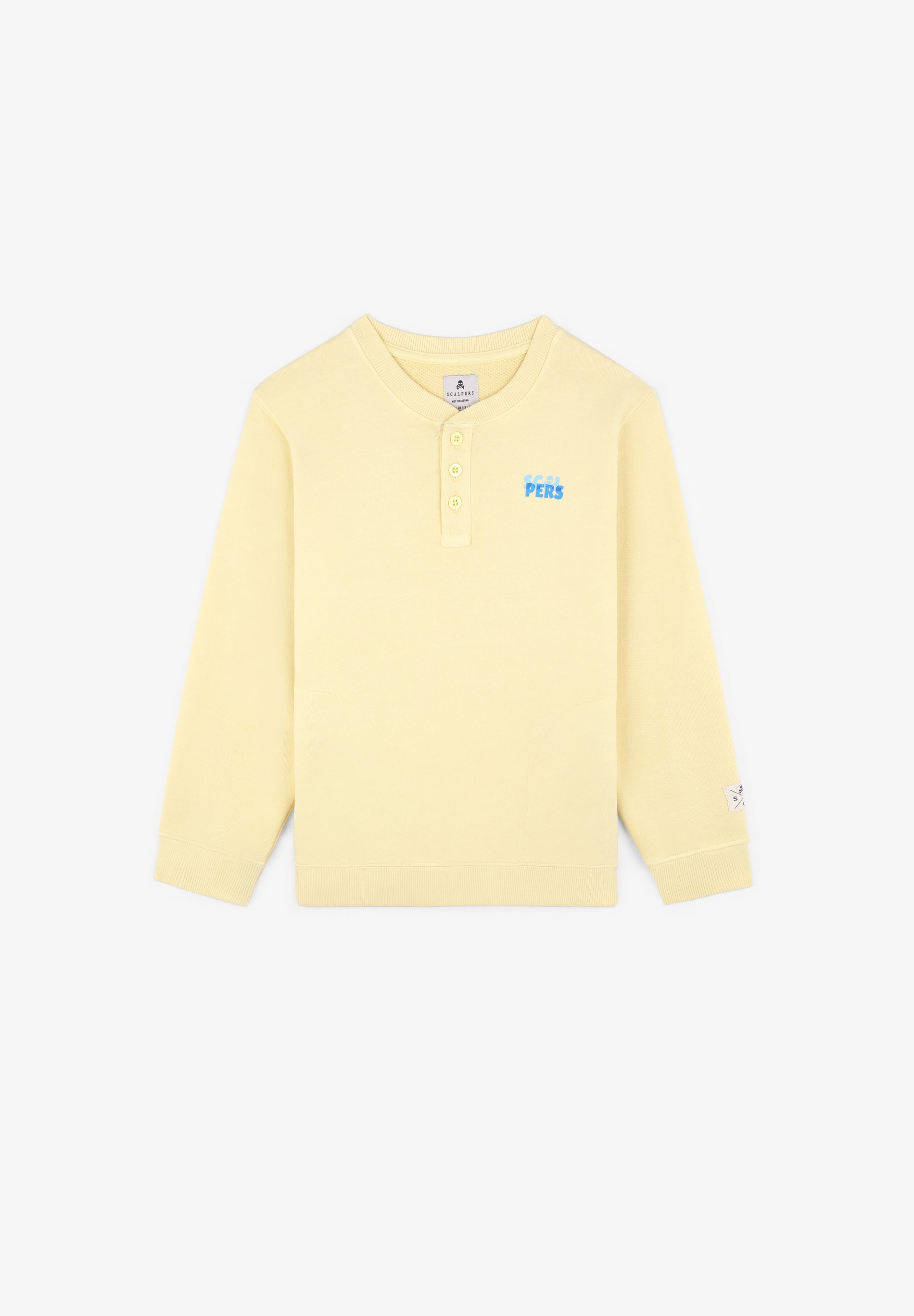 SWEATSHIRT COM LOGO E BOTÕES