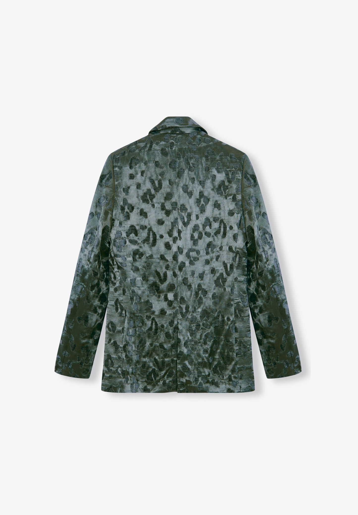 BLAZER COM ESTAMPADO ANIMAL EM VELUDO