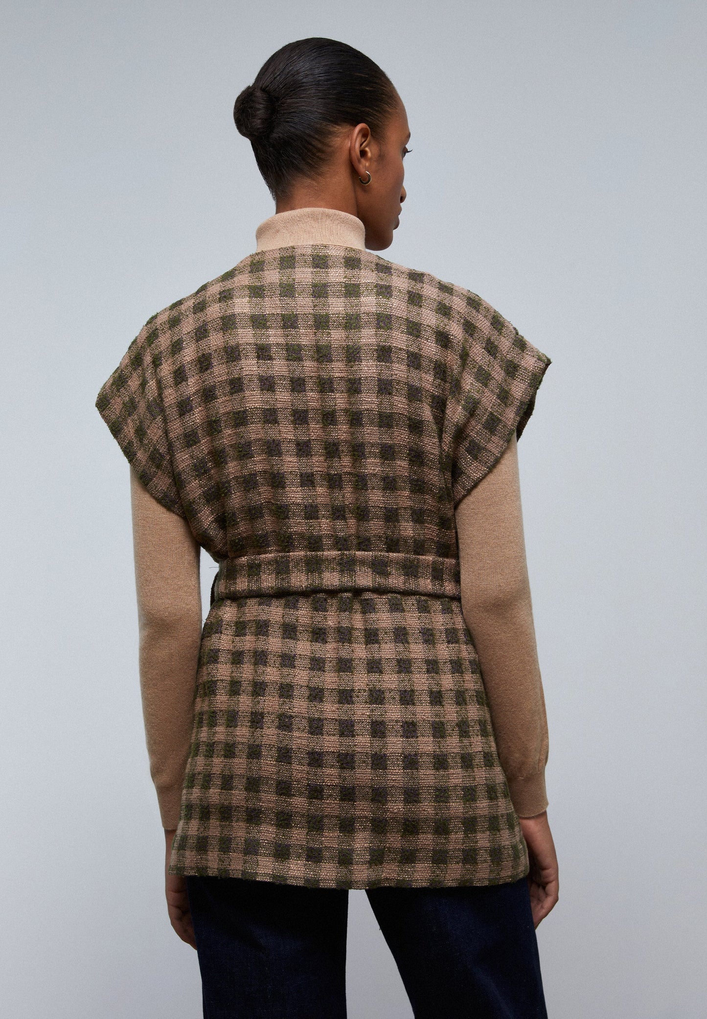 COLETE XADREZ COM LAÇO