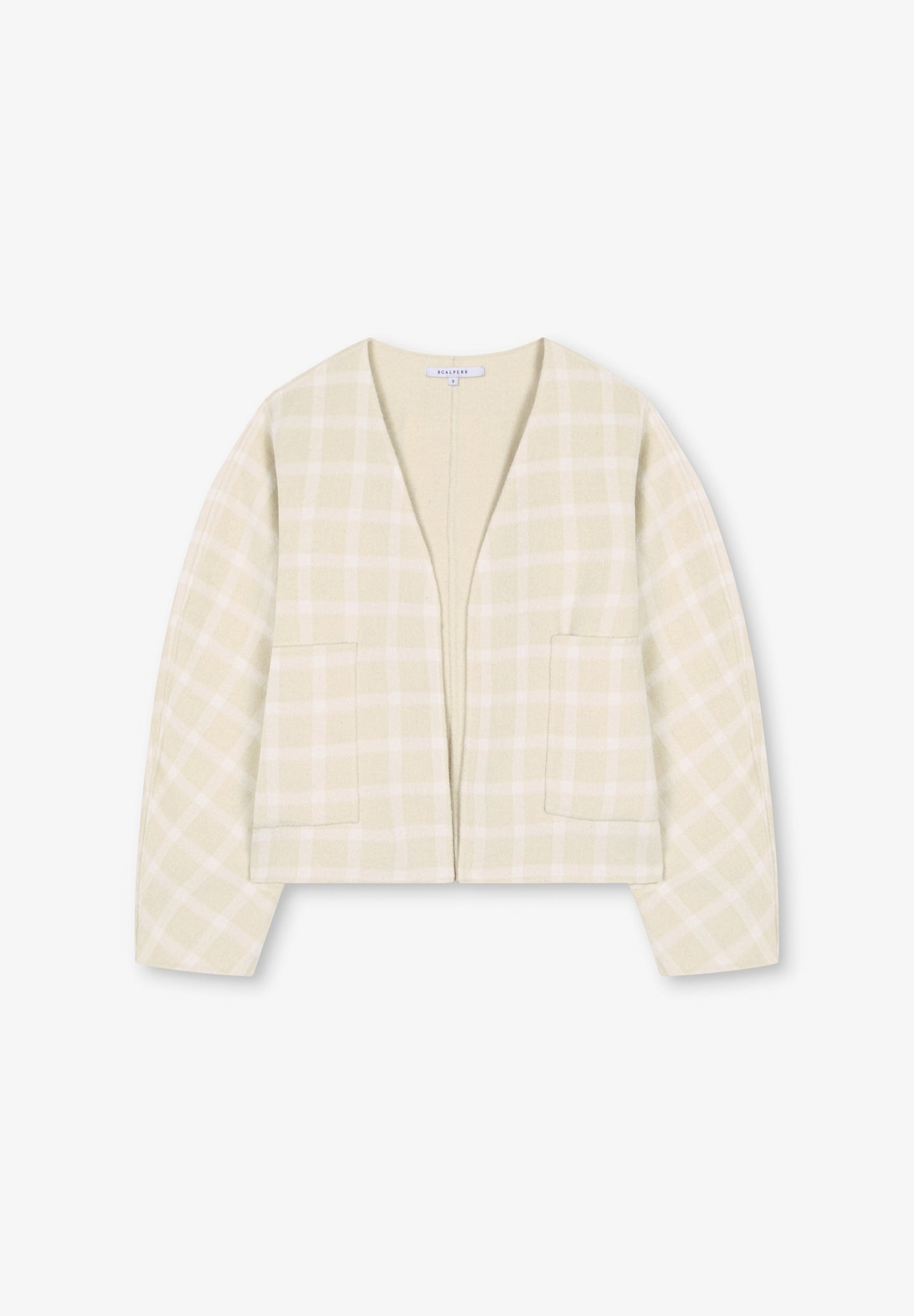 CARDIGAN EM LÃ XADREZ