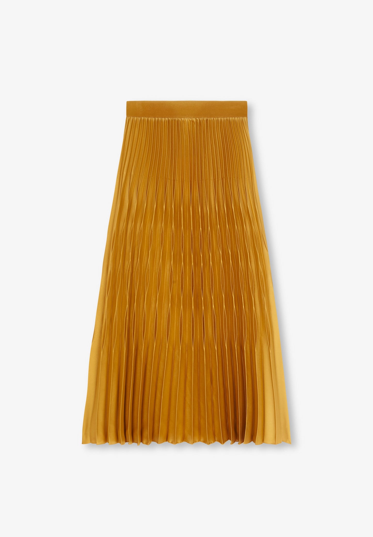 SAIA PLISSADA ACETINADA