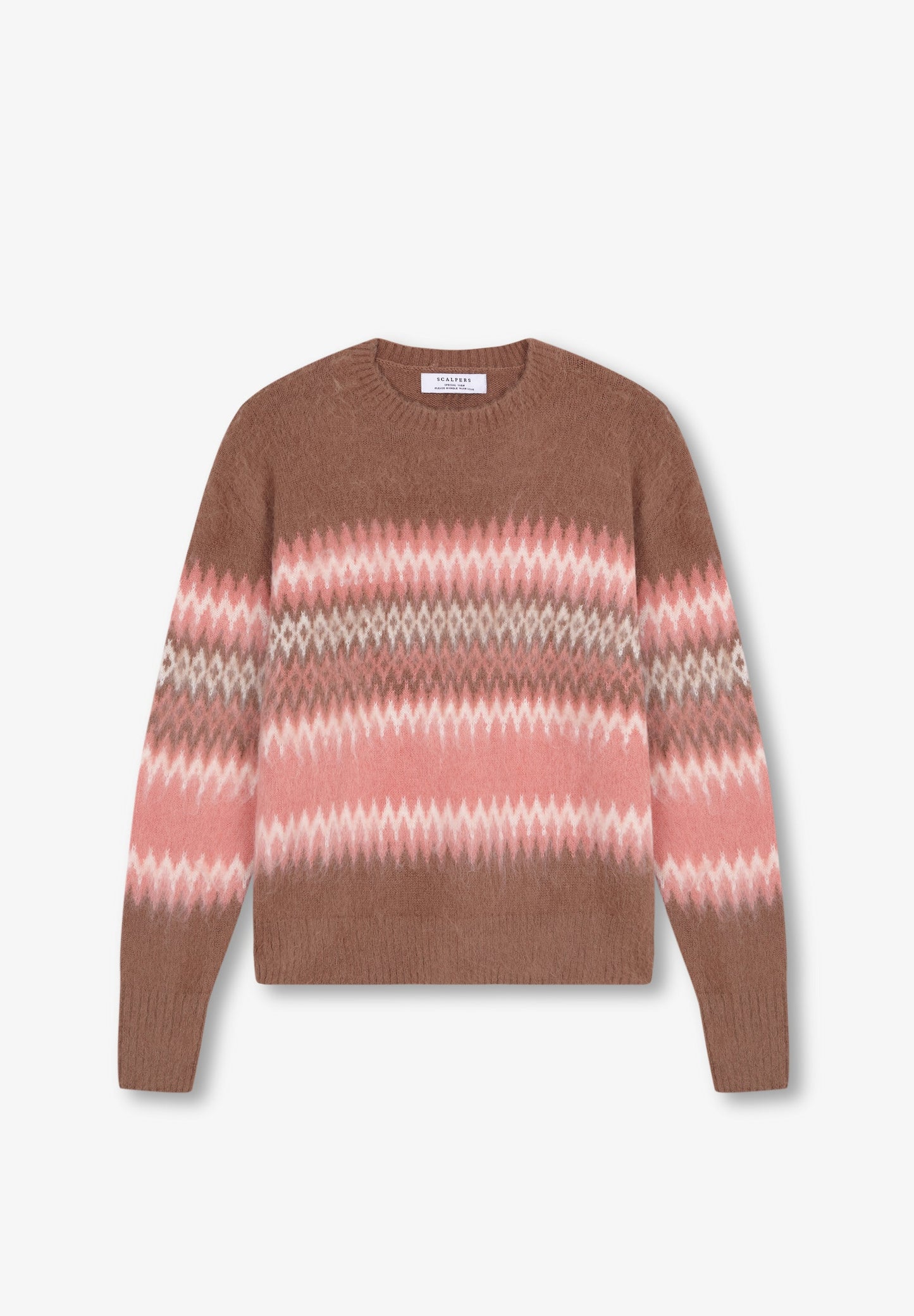 SWEATER DE MALHA COM CONTRASTES