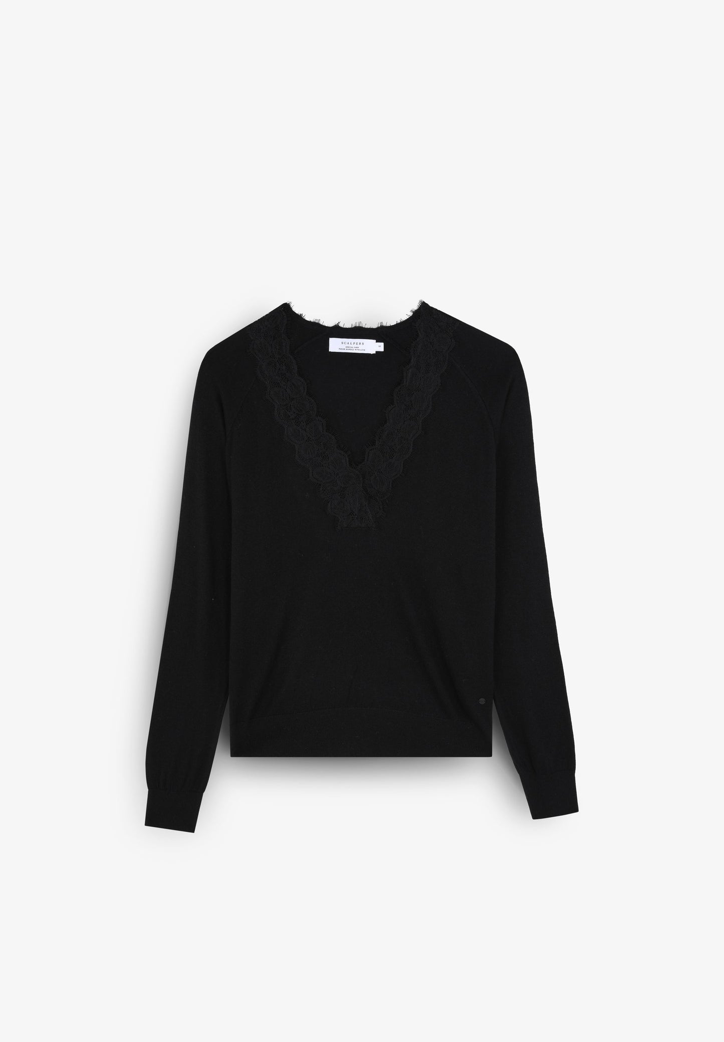 SWEATER COM PORMENOR DE RENDA