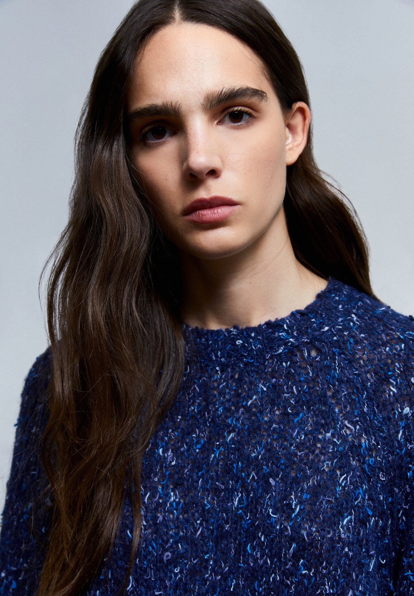 SWEATER DE MALHA MANCHADA