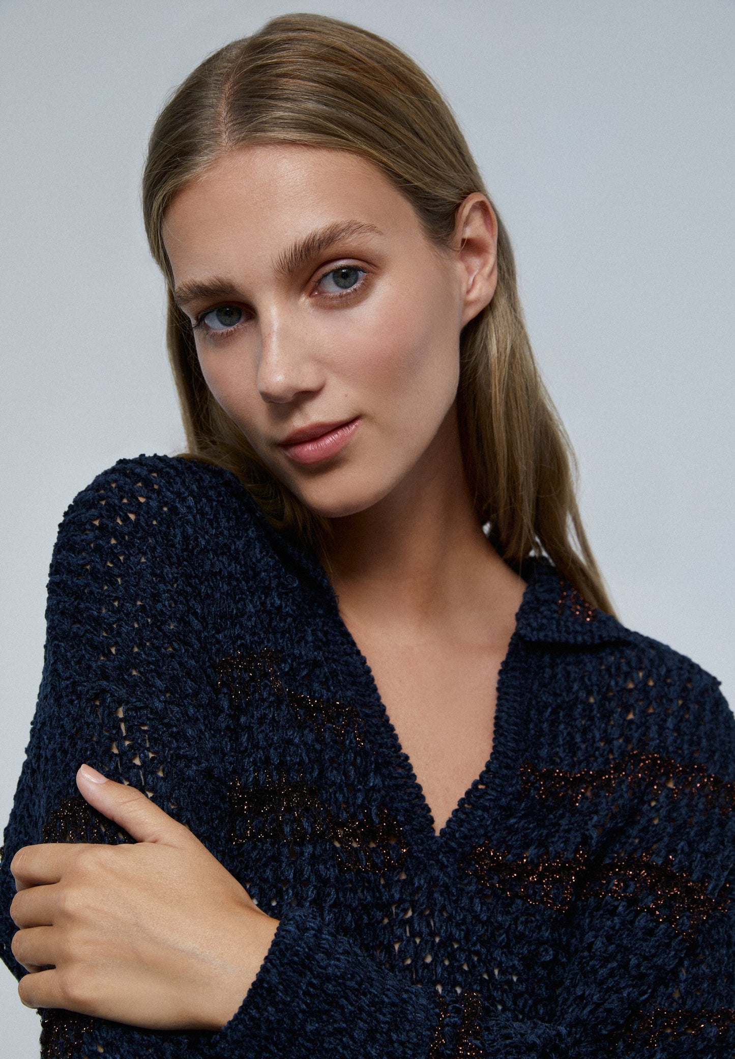 SWEATER CAMISA POLO ÀS RISCAS