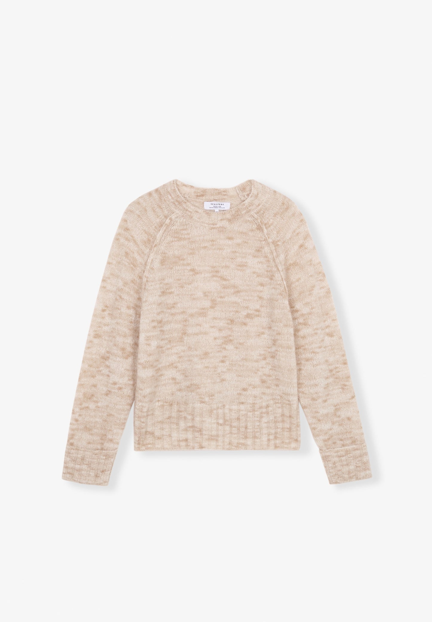 SWEATER DE MALHA COM MANGA RAGLÃ