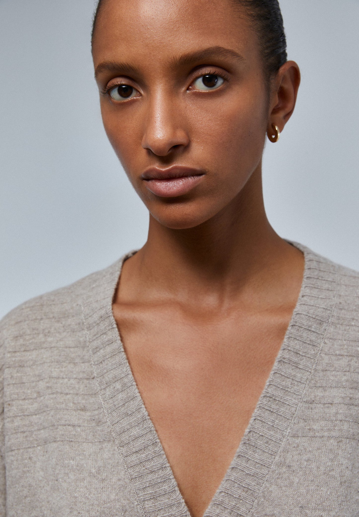 VESTIDO DE MALHA CANELADA