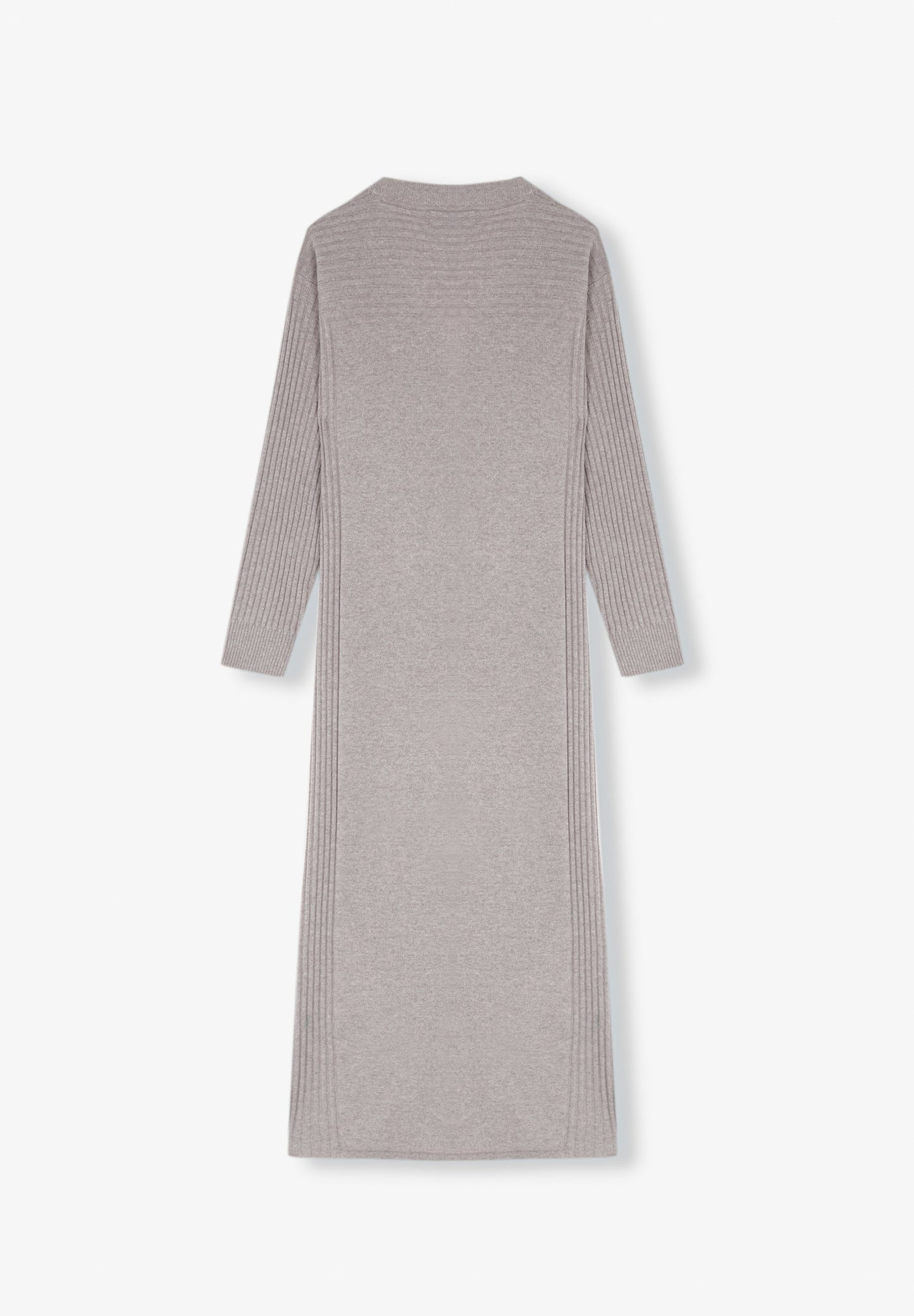 VESTIDO DE MALHA CANELADA