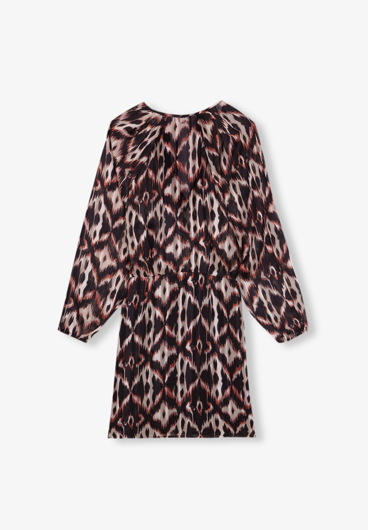 MINIVESTIDO COM PADRÃO CRUZADO