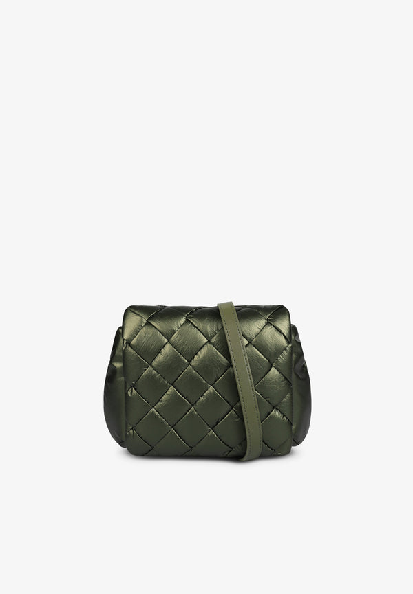 BOLSA ACOLCHOADA COM ALÇA MULTIPOSIÇÃO