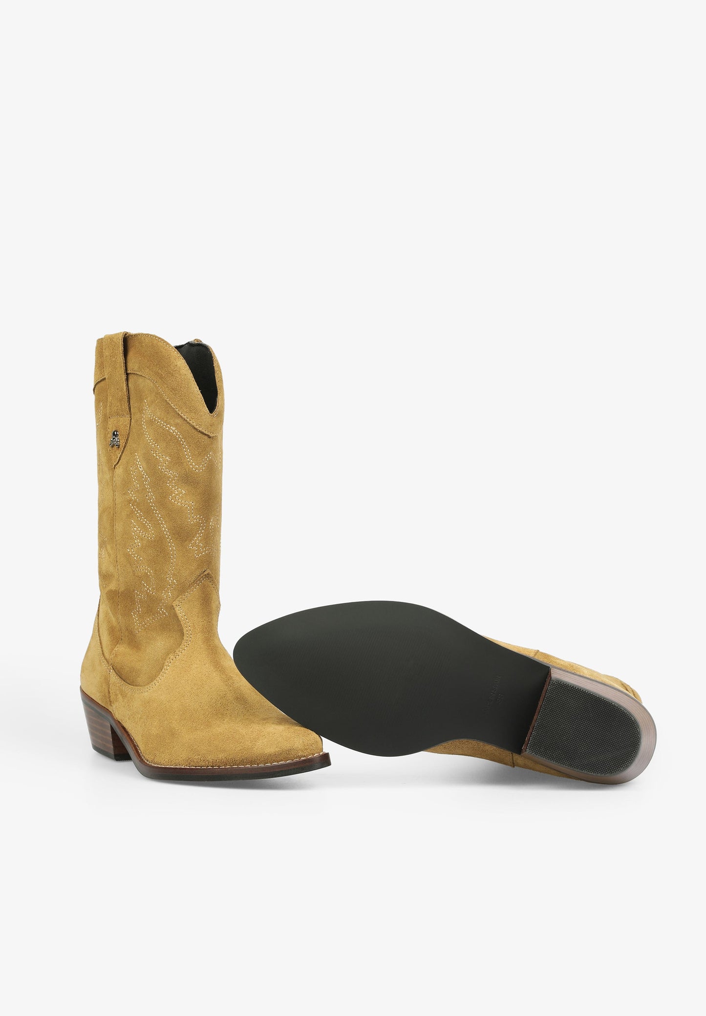 BOTAS COWBOY EM PELE CAMURÇA