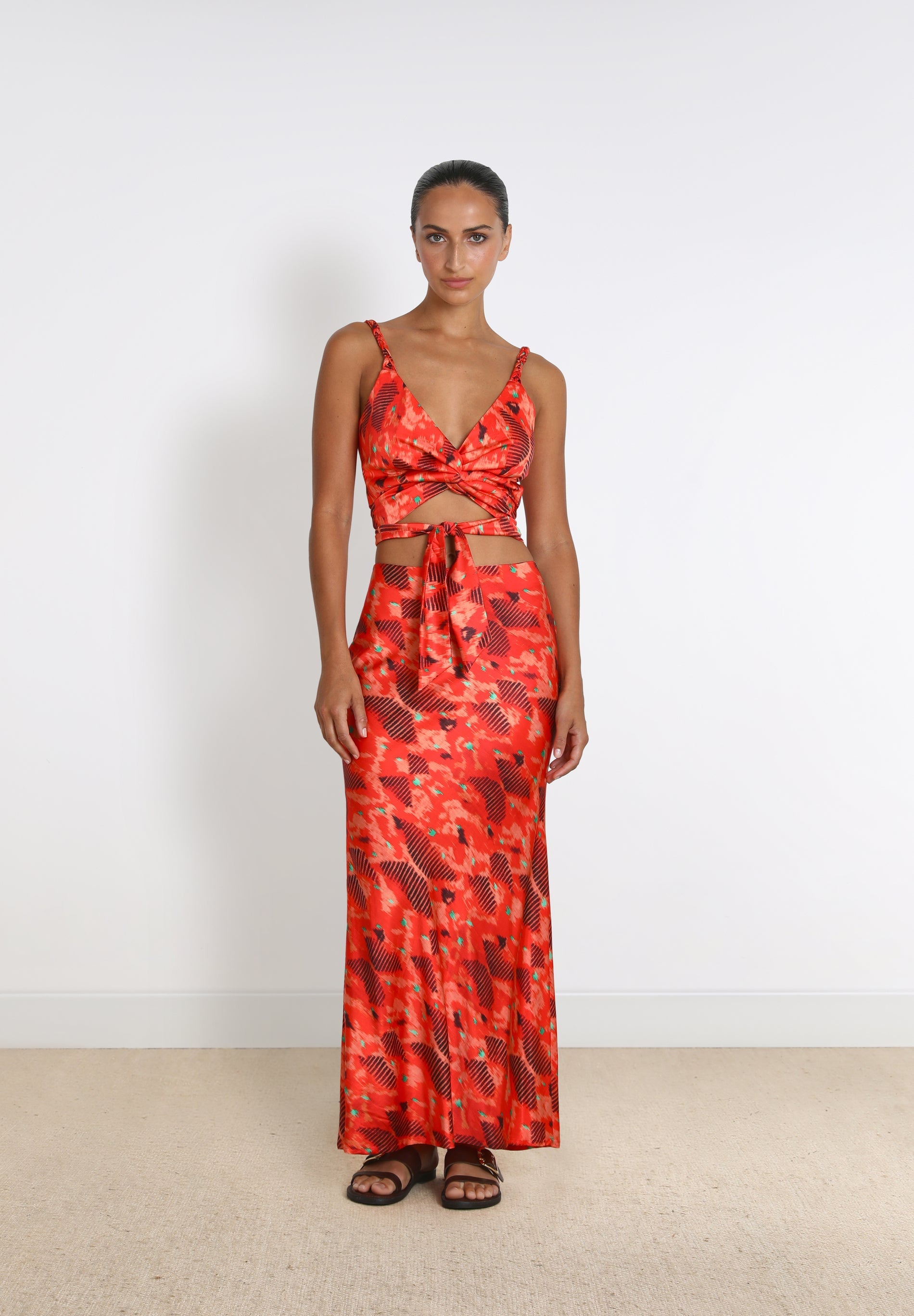 SAIA ACETINADA COM PADRÃO