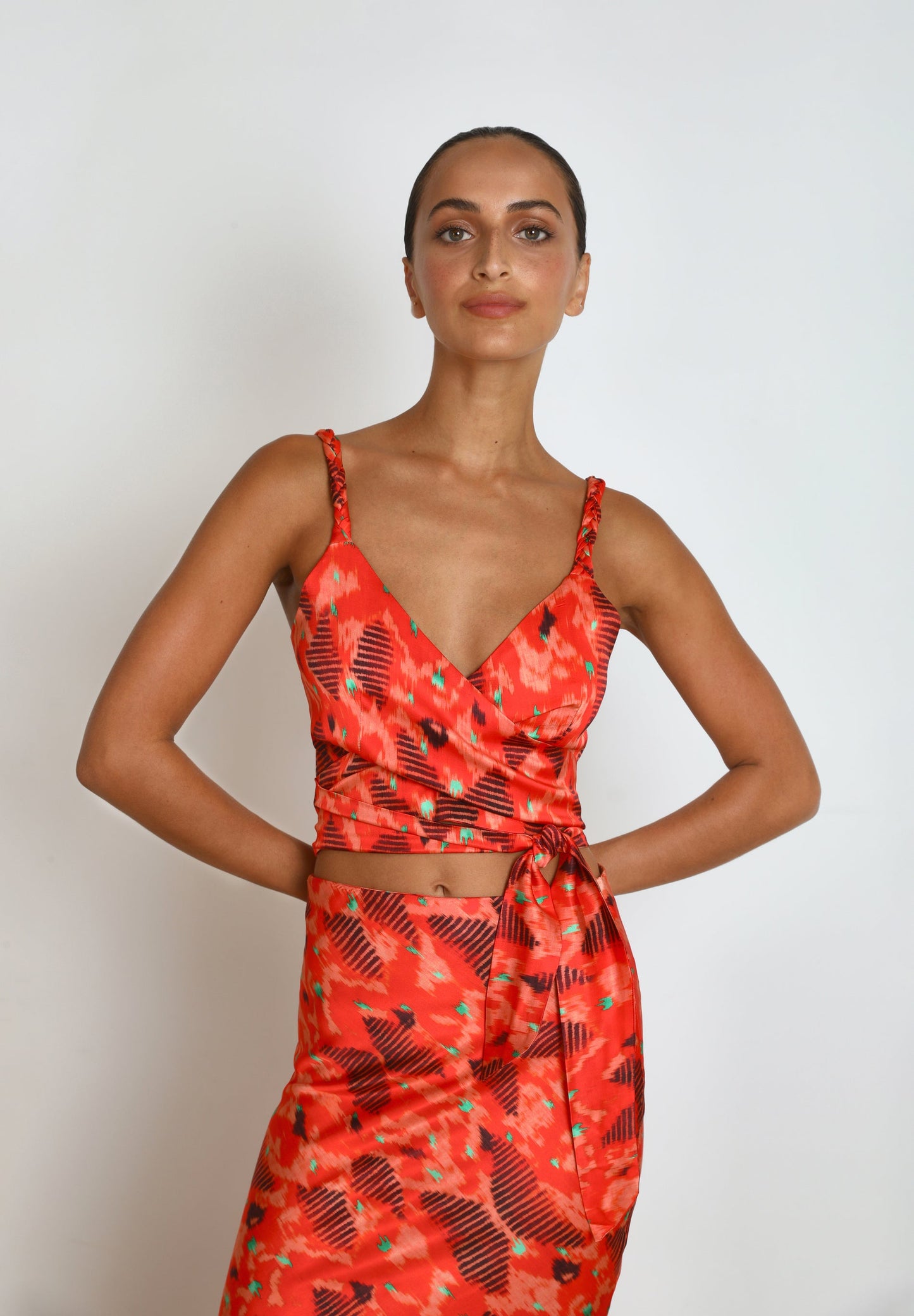 SAIA ACETINADA COM PADRÃO