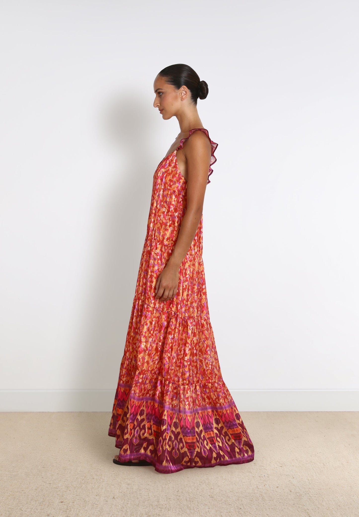 VESTIDO COMPRIDO COM COSTAS CRUZADAS