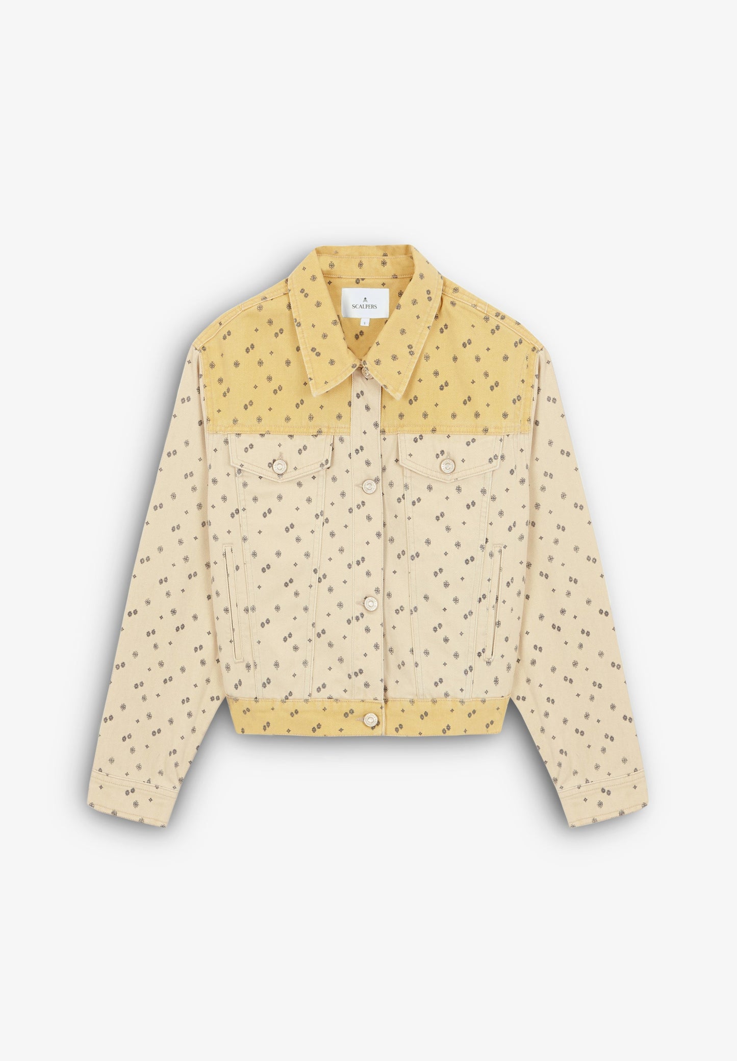 CASACO DENIM MOTIVOS ÉTNICOS