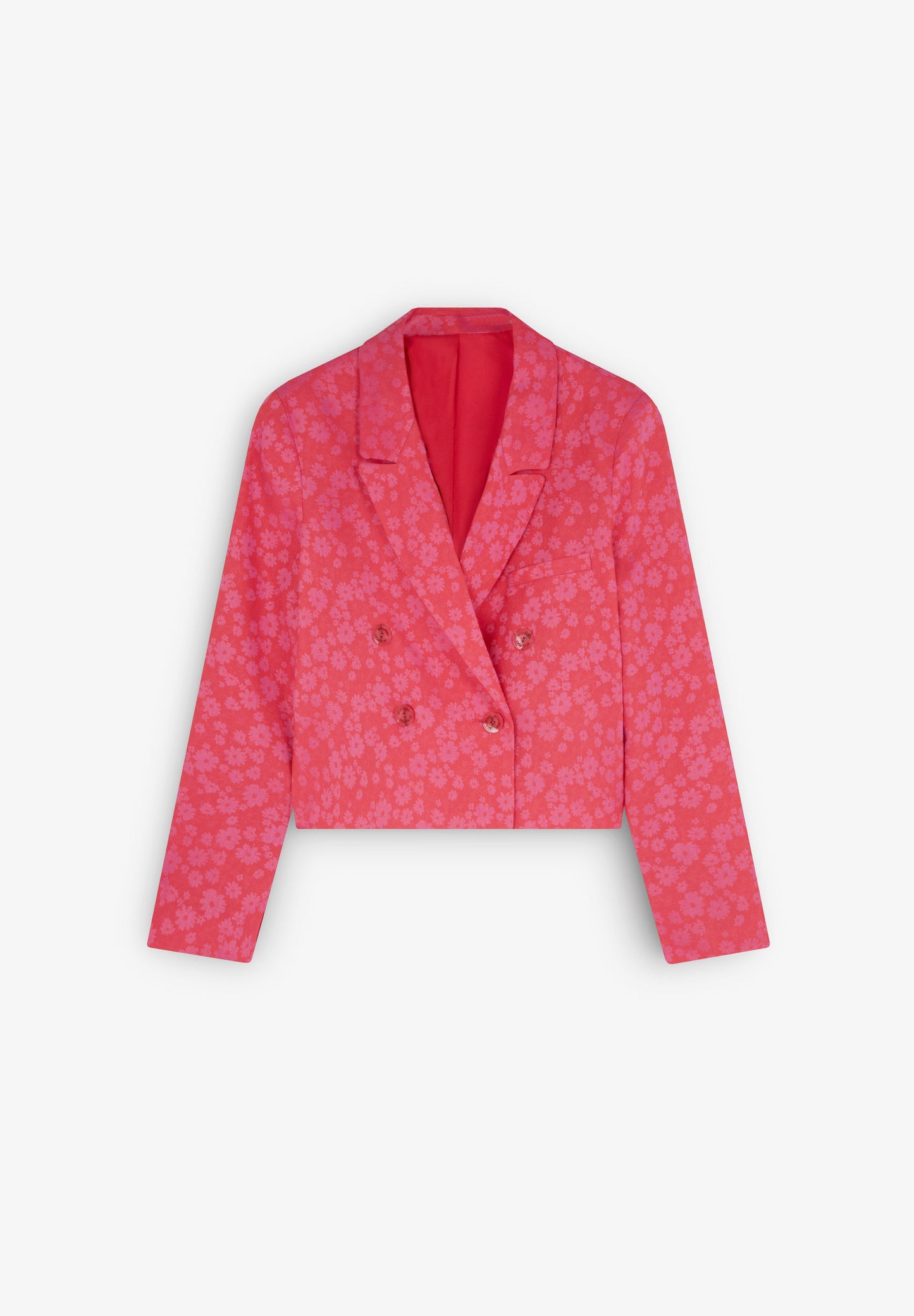 BLAZER DE JACQUARD ÀS FLORES