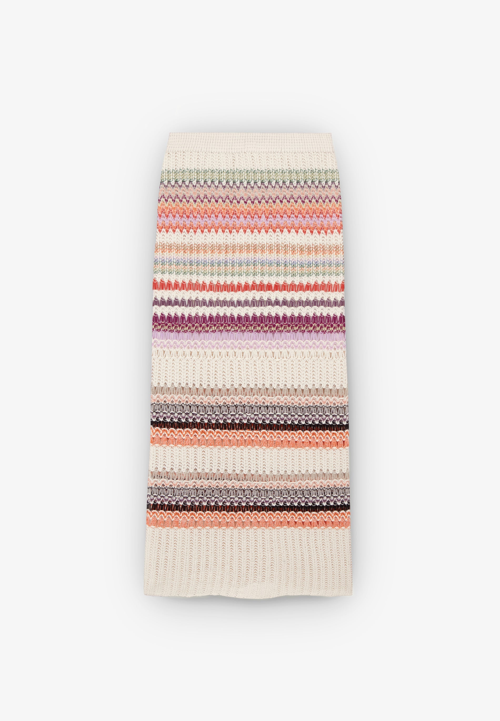 SAIA MIDI DE CROCHET ÀS RISCAS