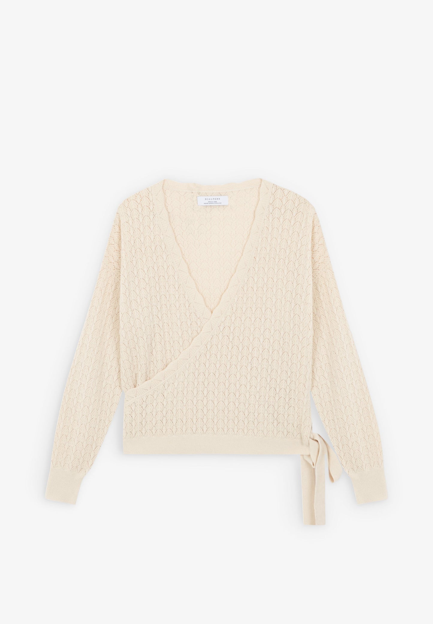 CASACO EM CROCHET LAÇO