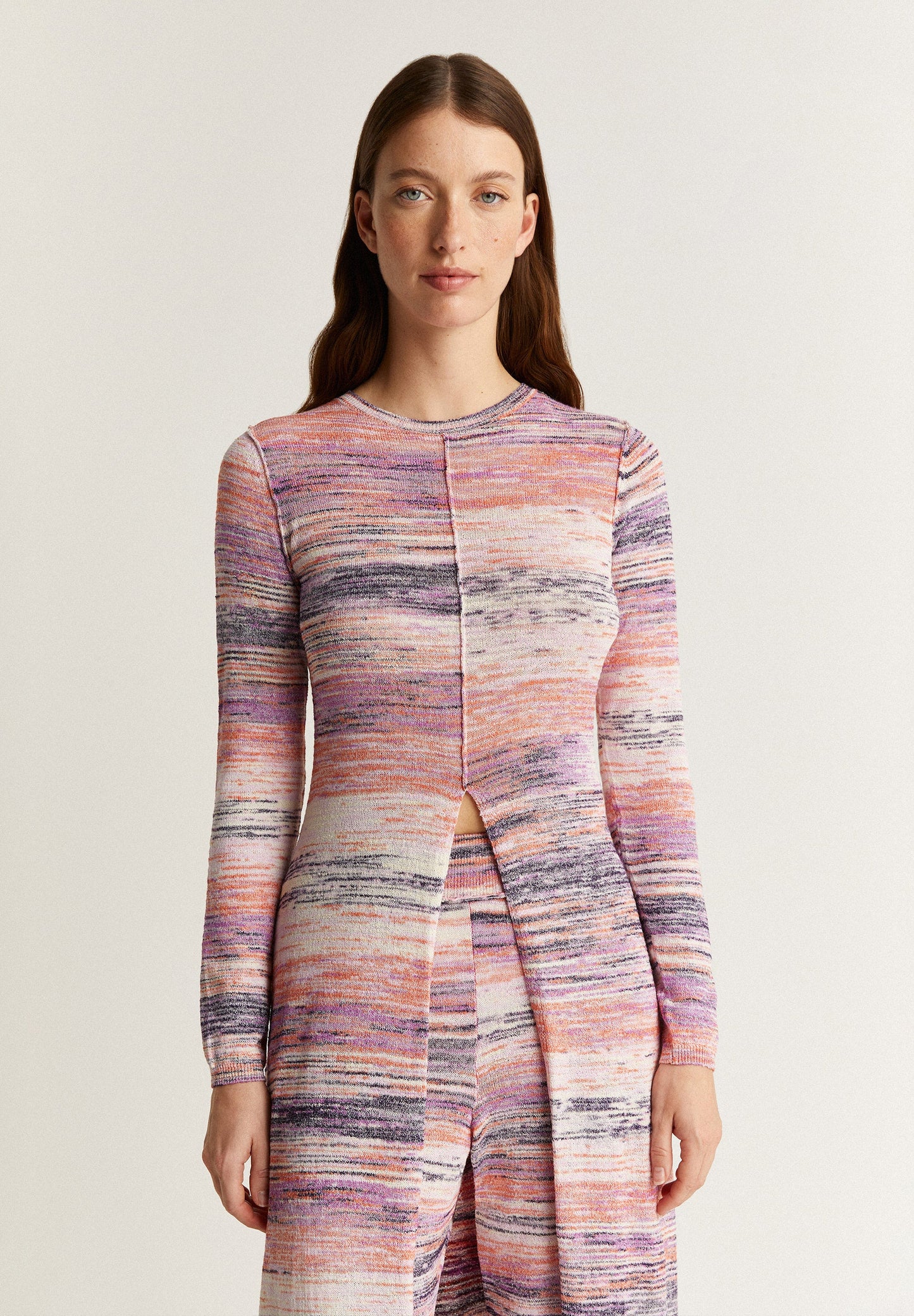 CAMISOLA COMPRIDA COM ABERTURA