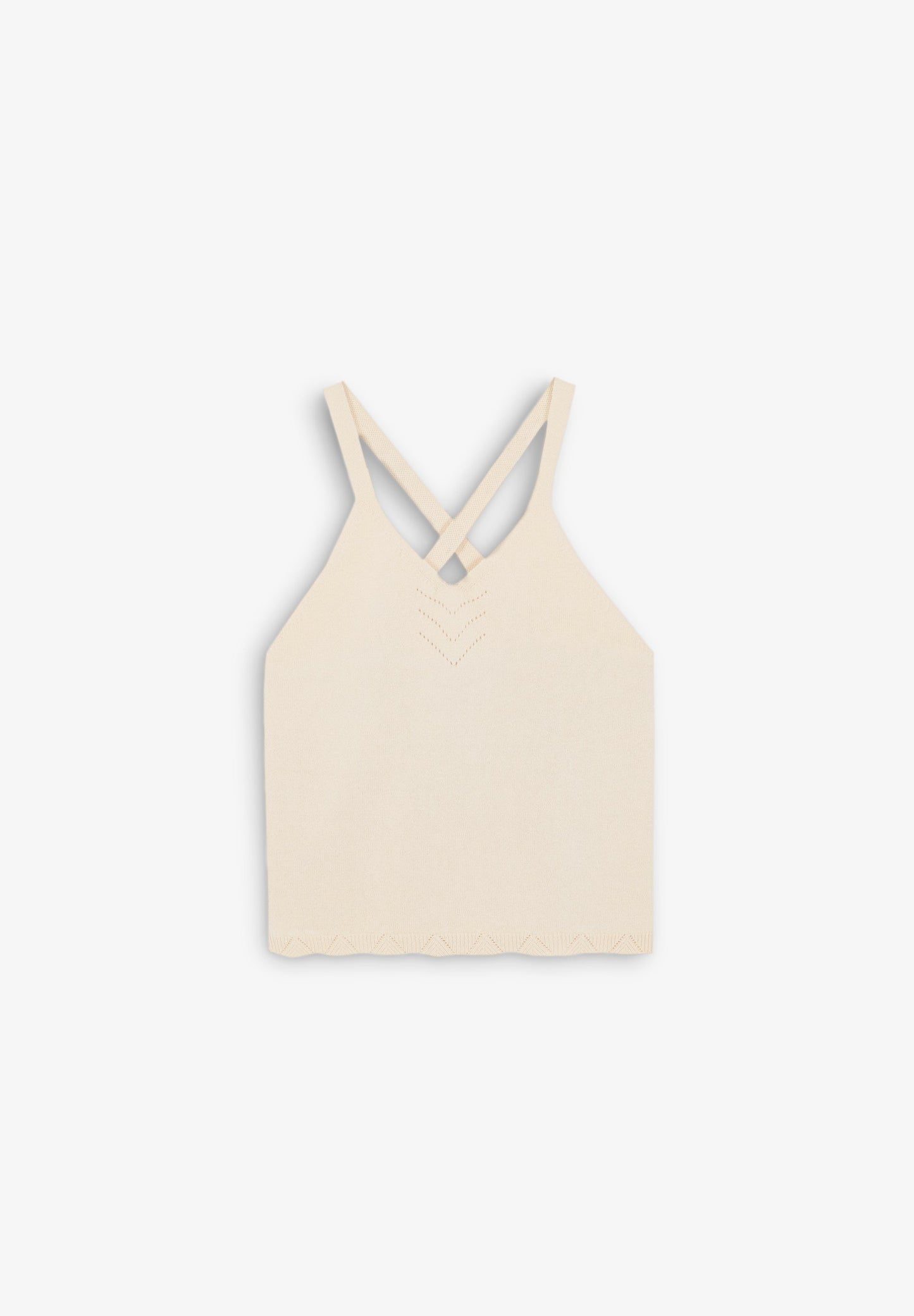 TOP COM PORMENOR DE MALHA