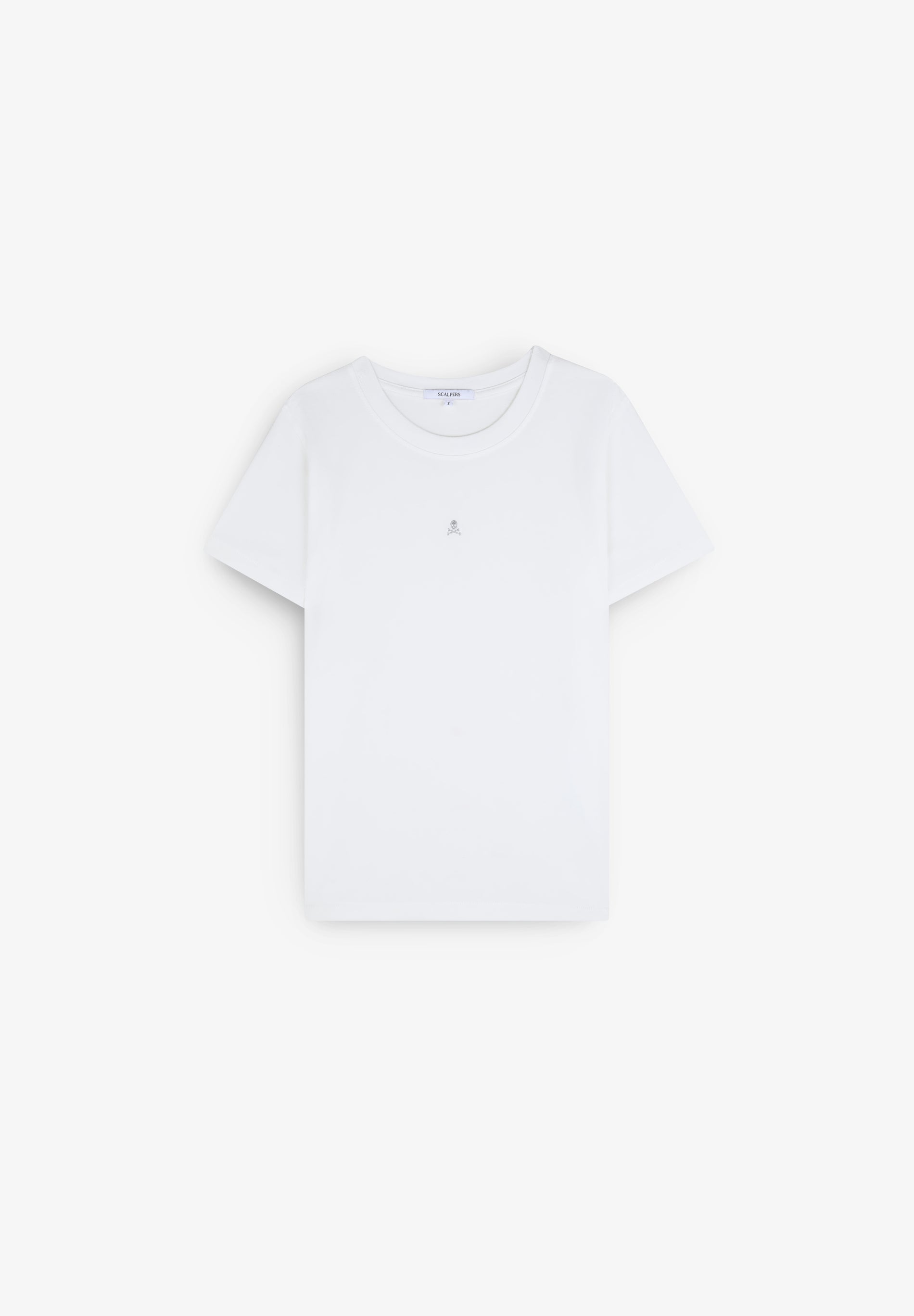 T-SHIRT COM LOGÓTIPO BORDADO
