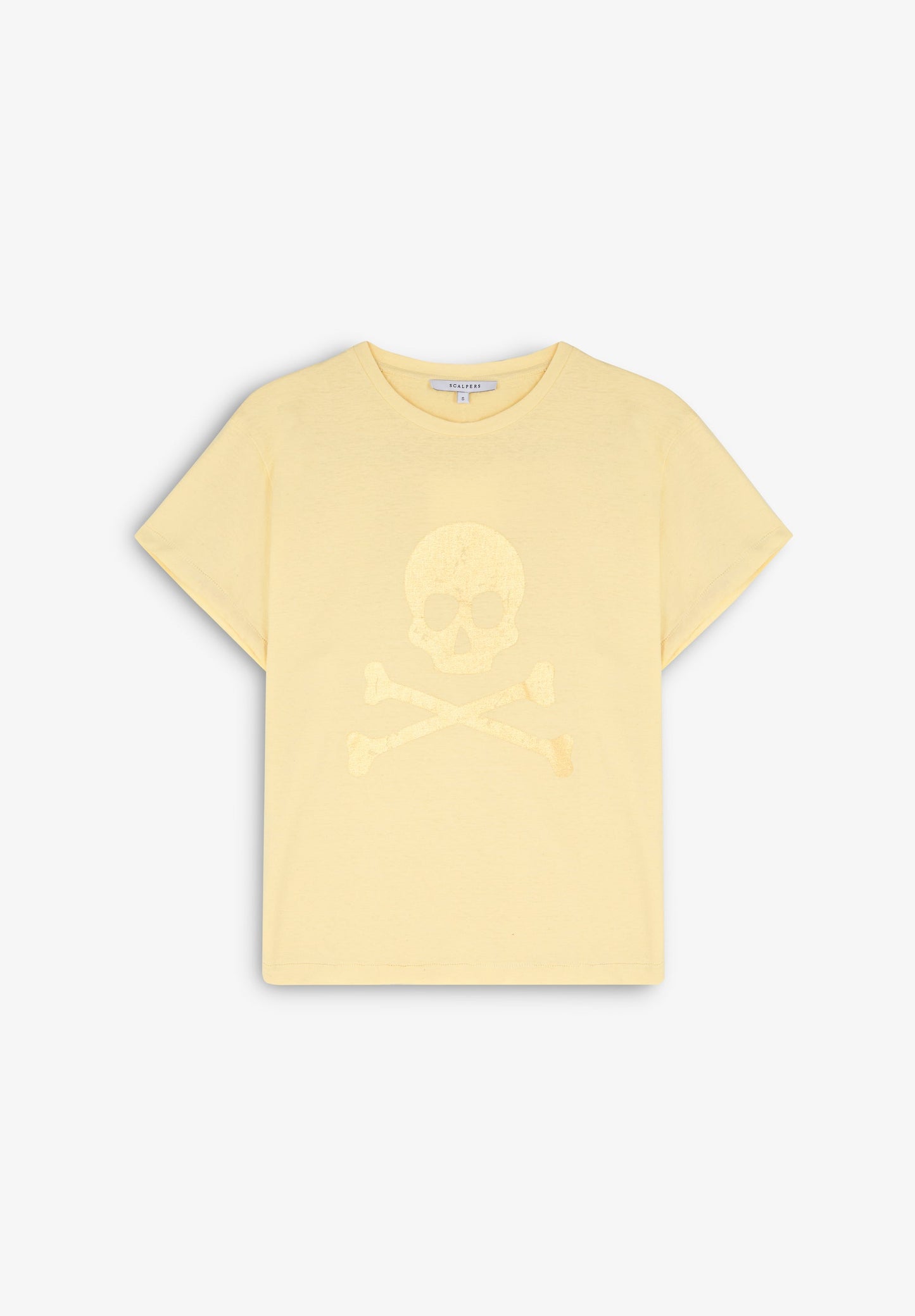 T-SHIRT COM SKULL EM FOIL