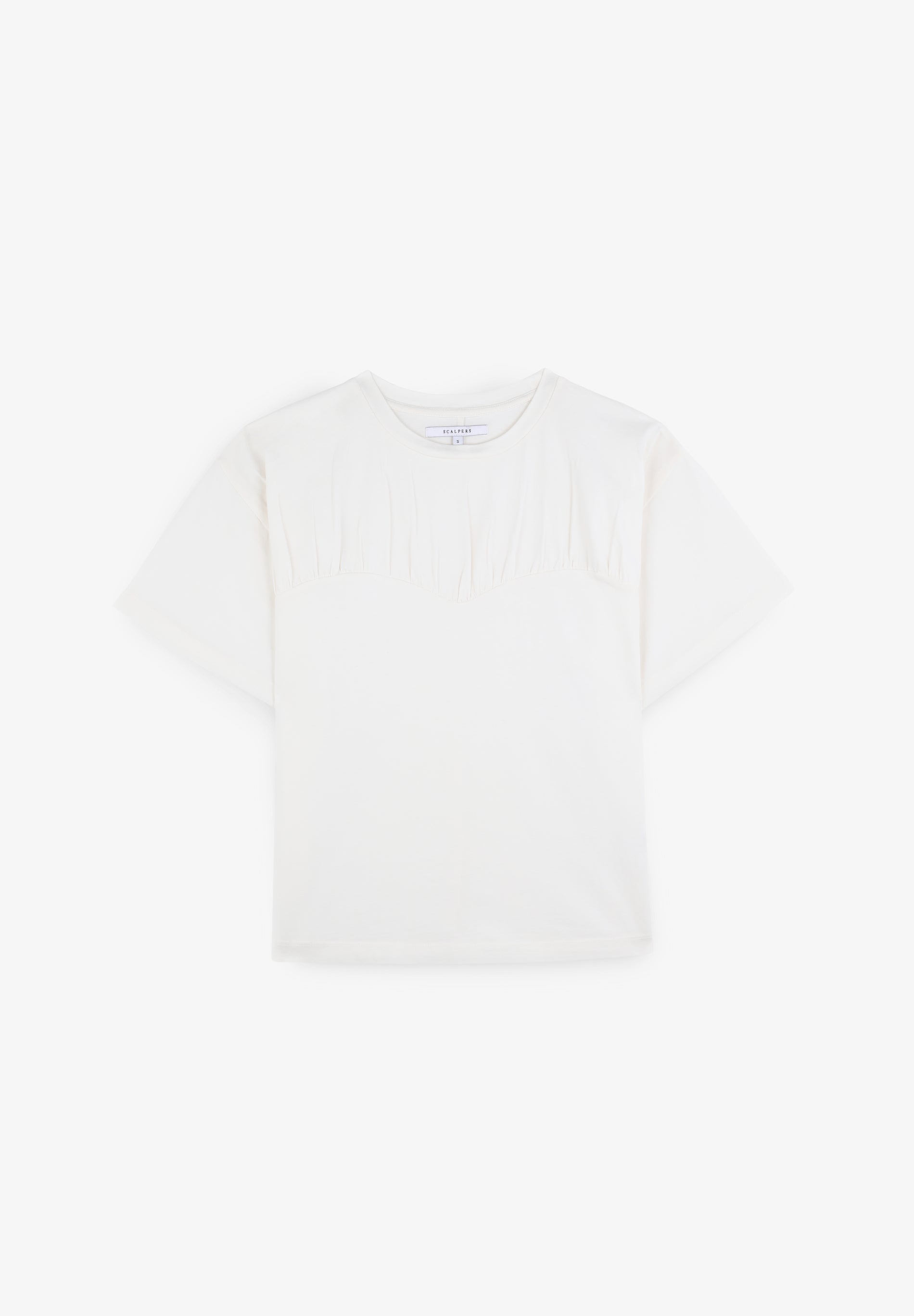 T-SHIRT COM FRANZIDOS NO PEITO
