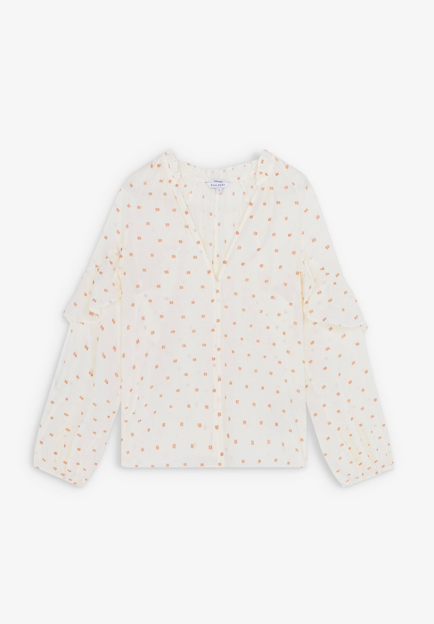 BLUSA COM PORMENORES EM FIO METALIZADO