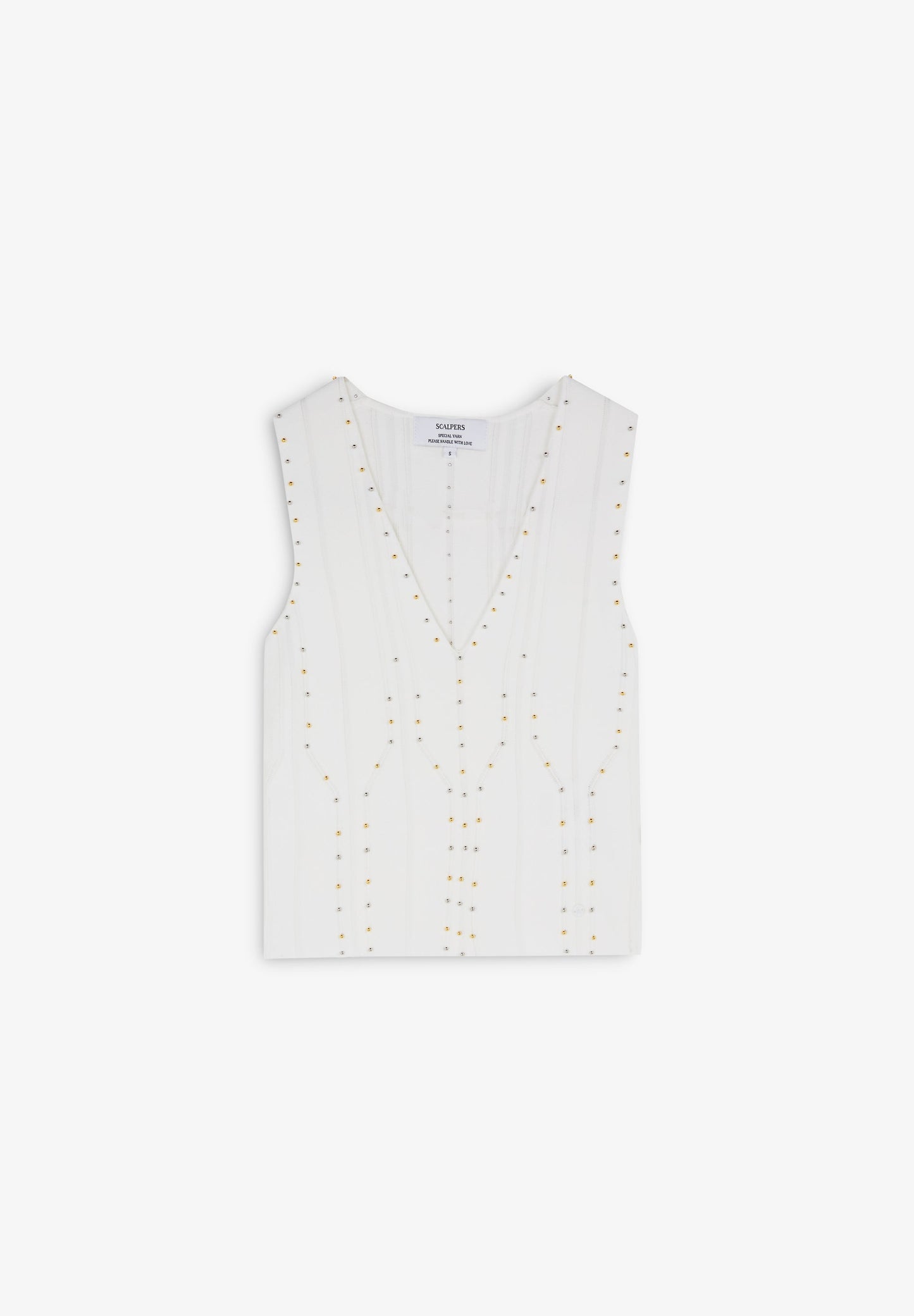 STUDS KNIT TOP