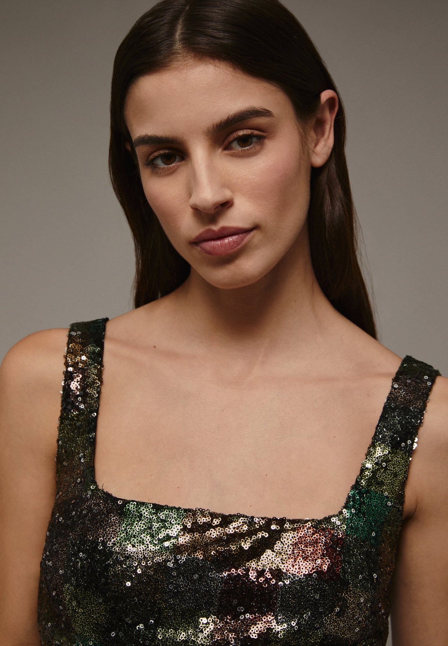 TOP DE LANTEJOULAS XADREZ