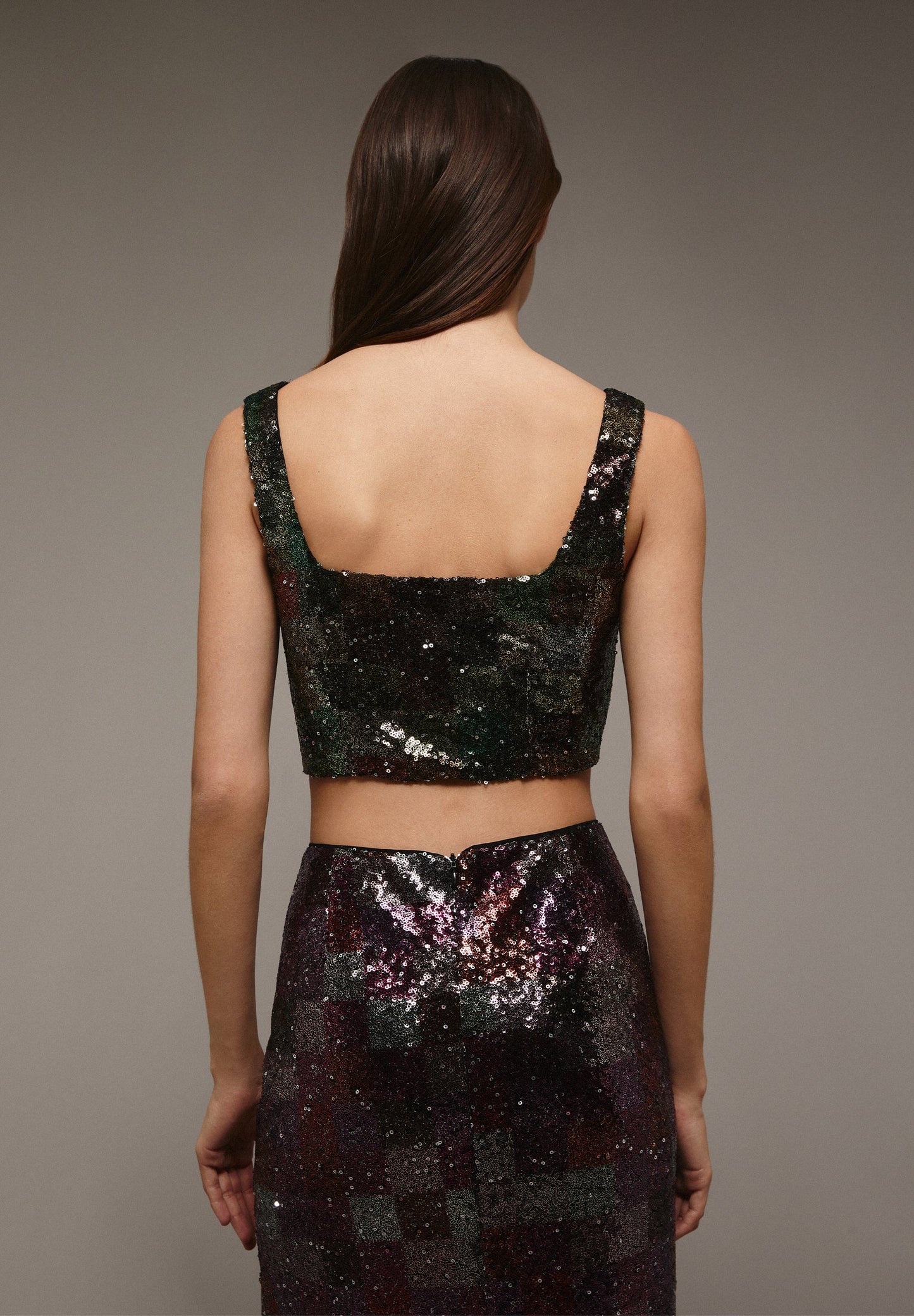 TOP DE LANTEJOULAS XADREZ