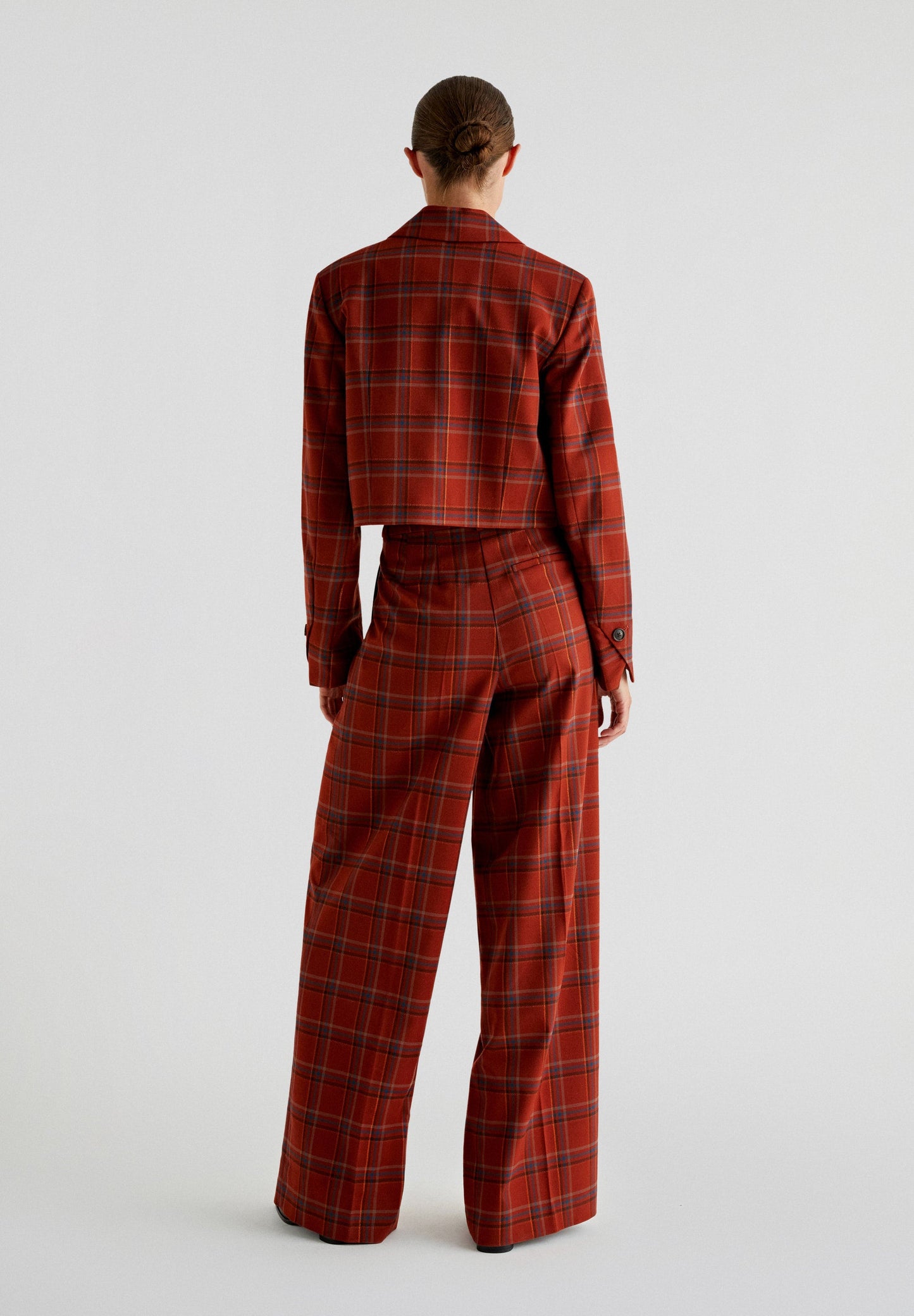 TERRACOTTA CHECK PANT