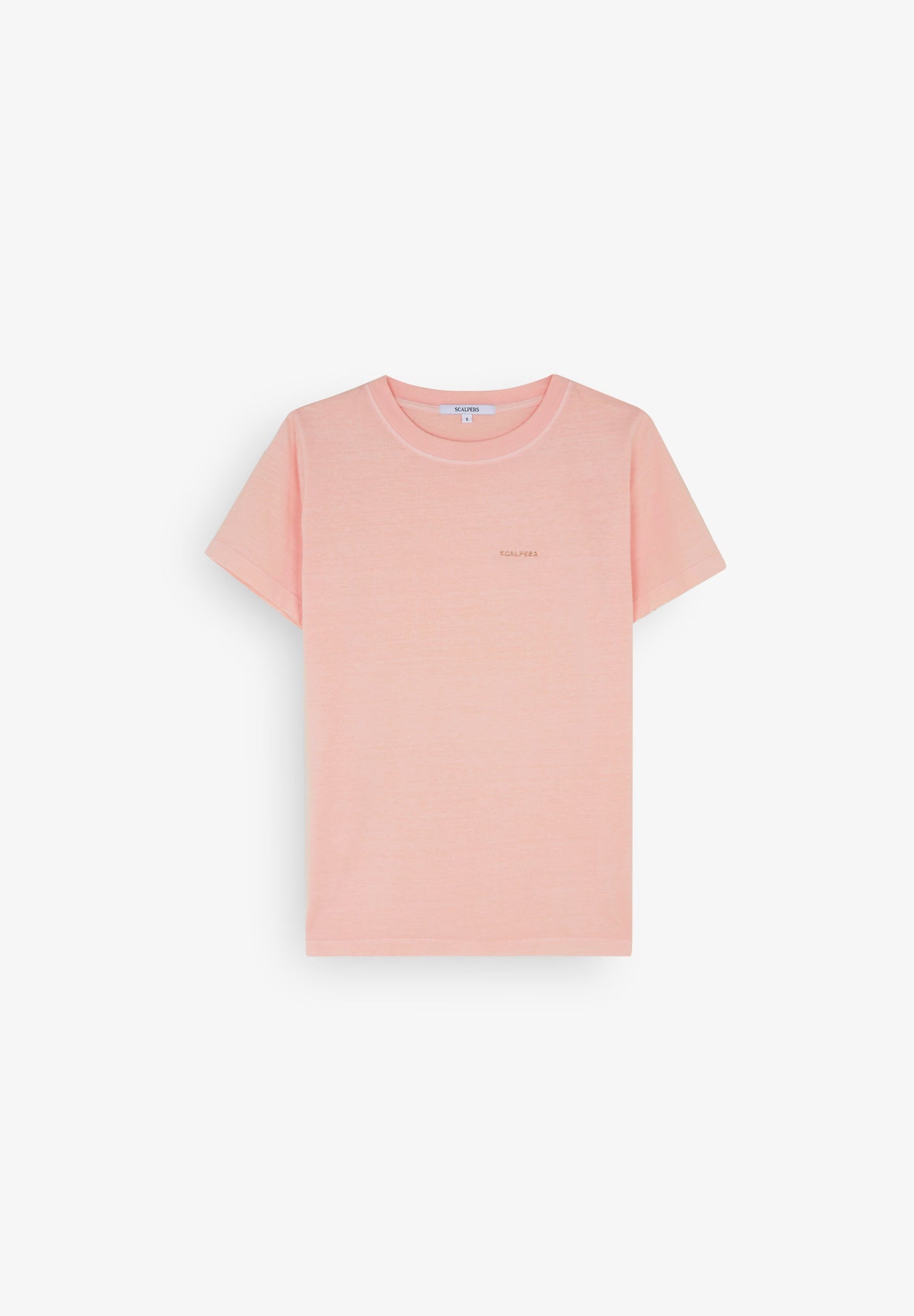 T-SHIRT COM LOGÓTIPO BORDADO NO TOM
