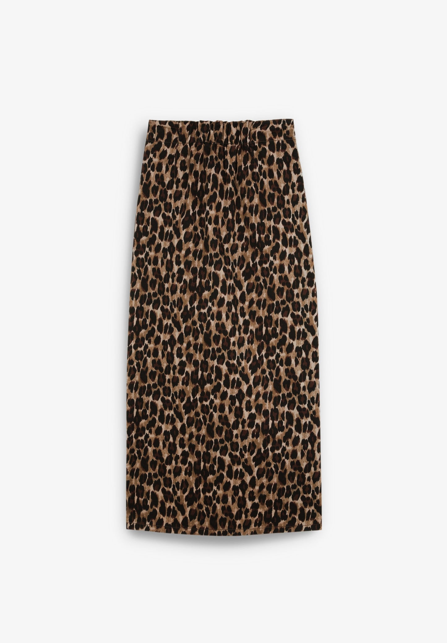 SAIA MIDI DENIM LEOPARDO