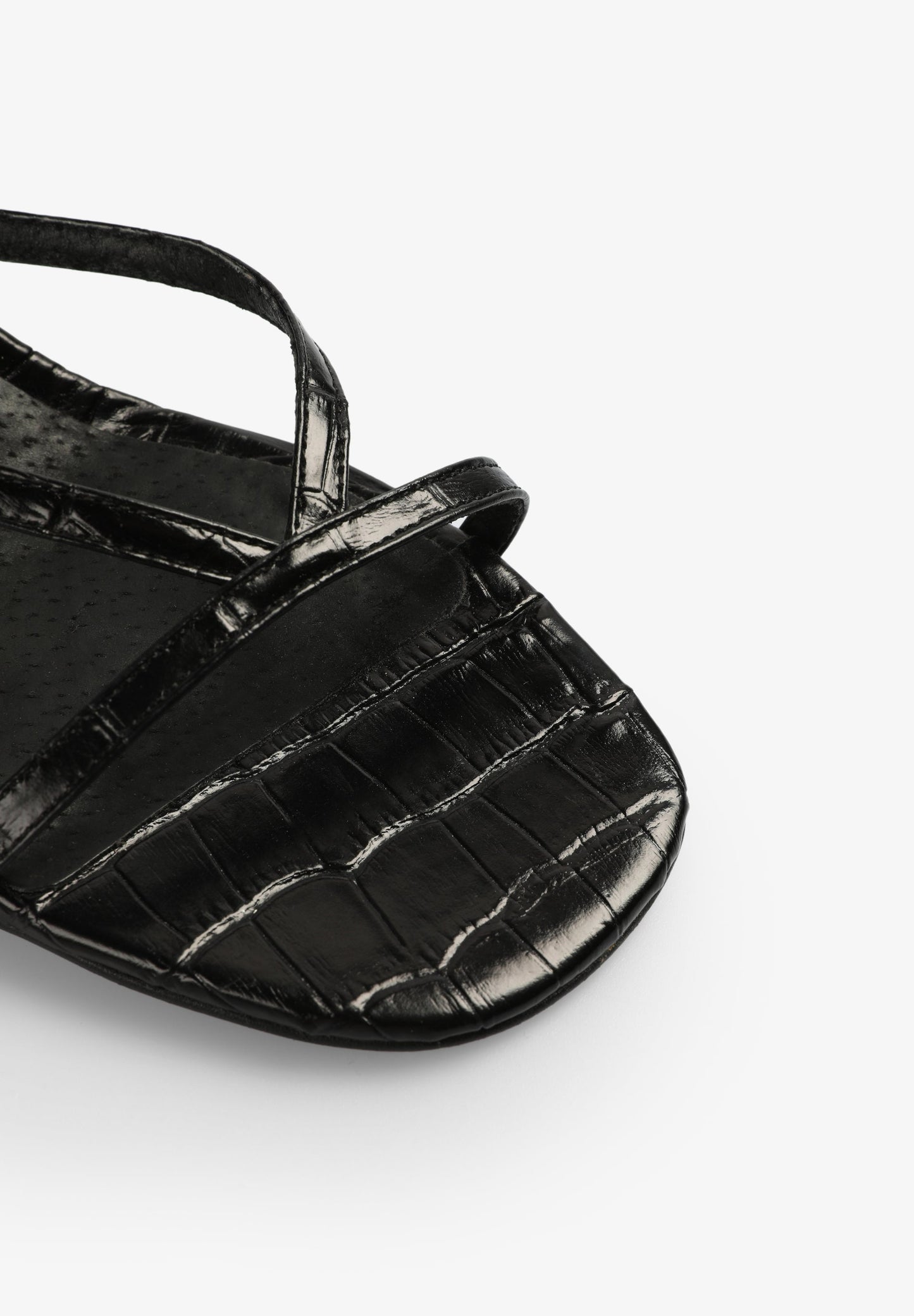 SANDALIAS TACÓN PIEL - Scalpers