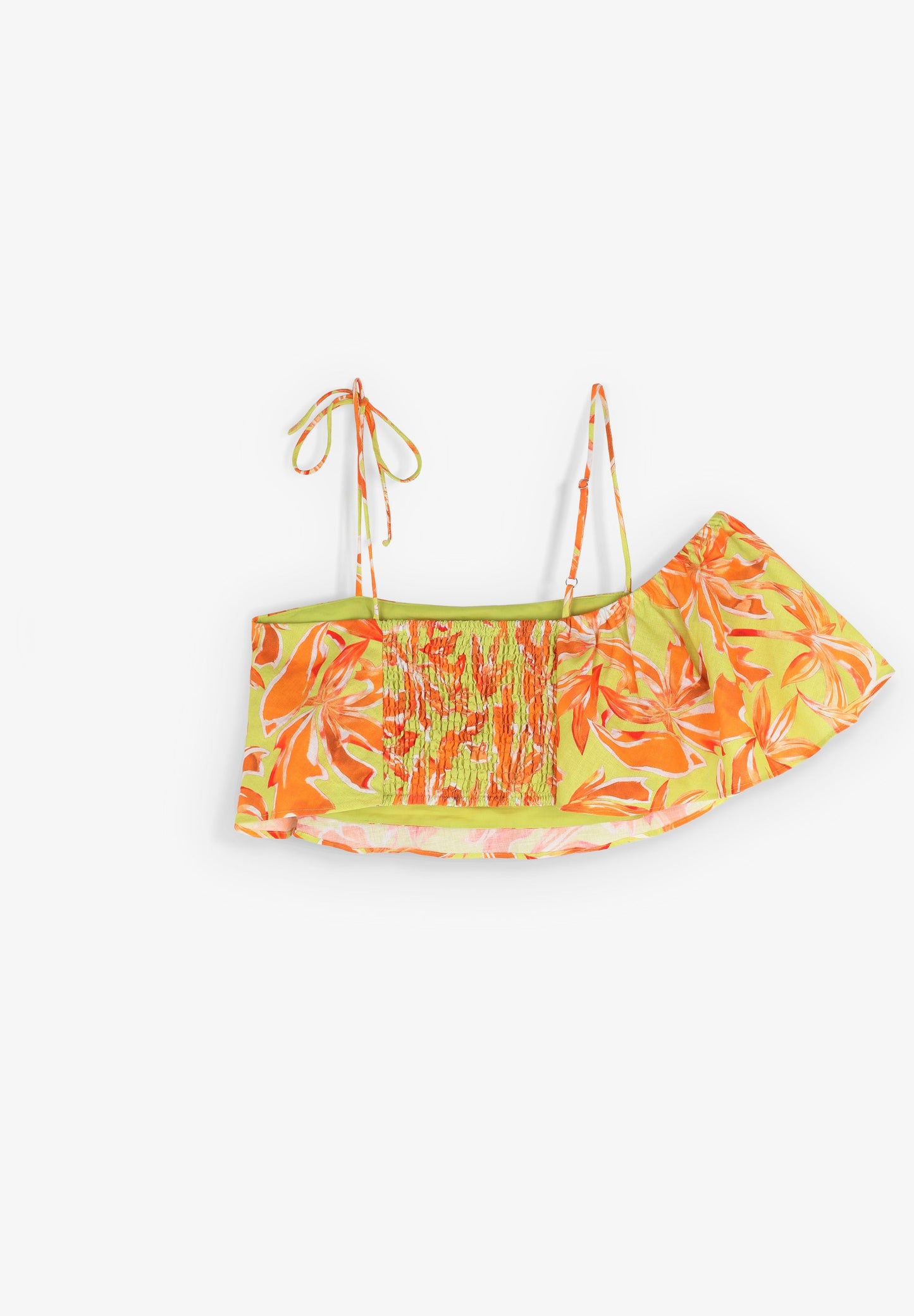 TOP ASSIMÉTRICO COM FOLHO