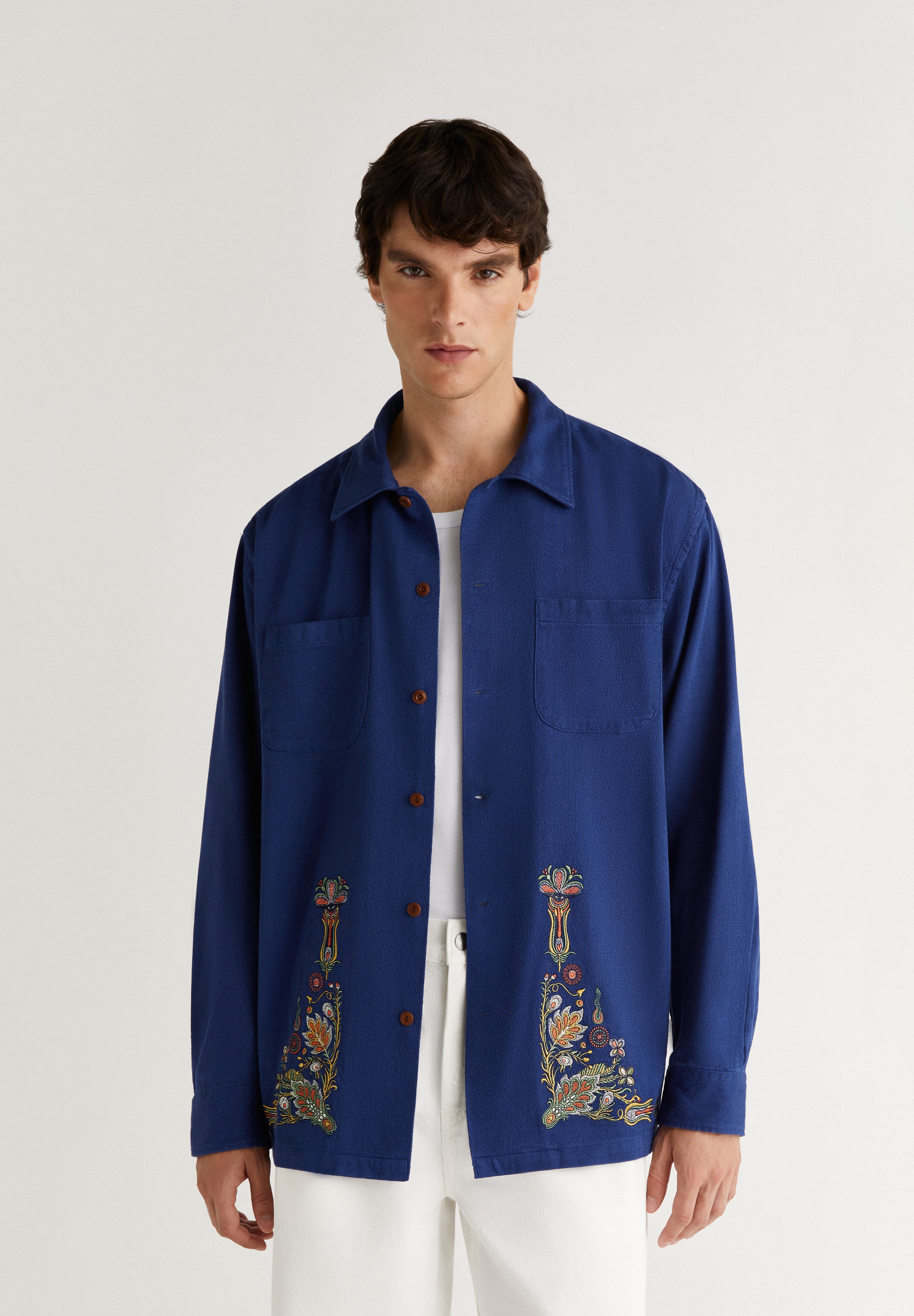 NUDIE JEANS | CAMISA COMPRIDA VINCENT FLORAL