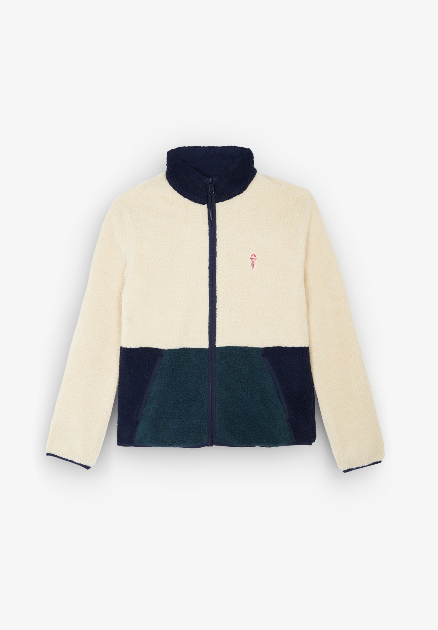 REVOLUTION | CASACO BLOCKED FLEECE