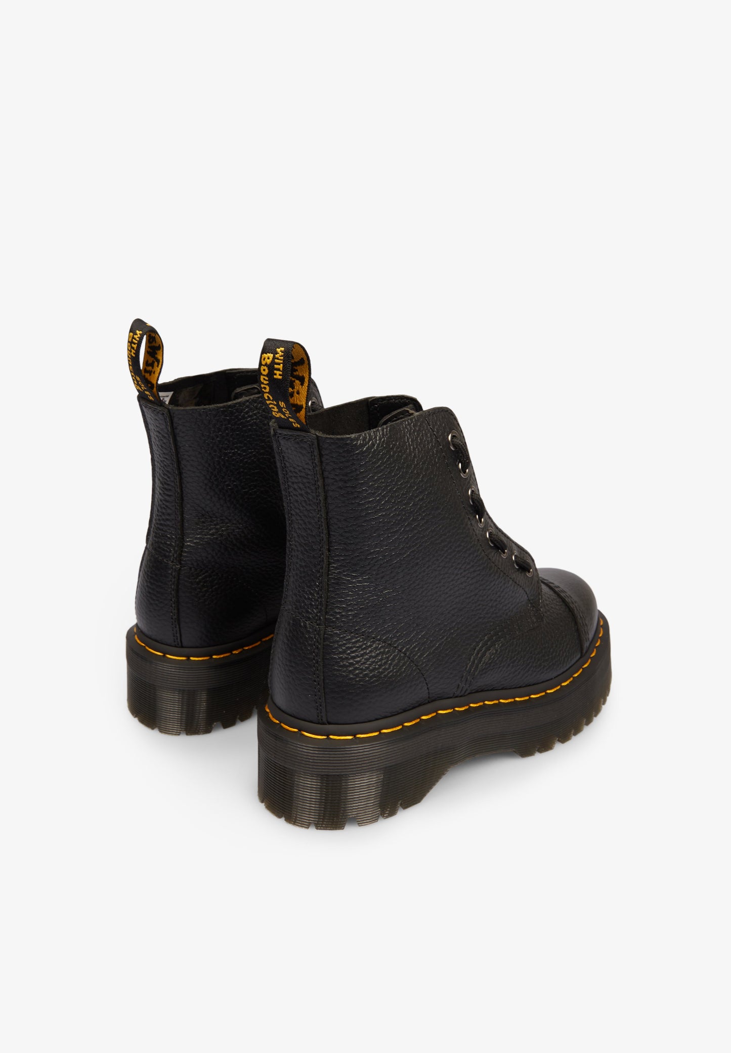 DR MARTENS | BOTA SINCLAIR MILLED EM PELE POLIDA