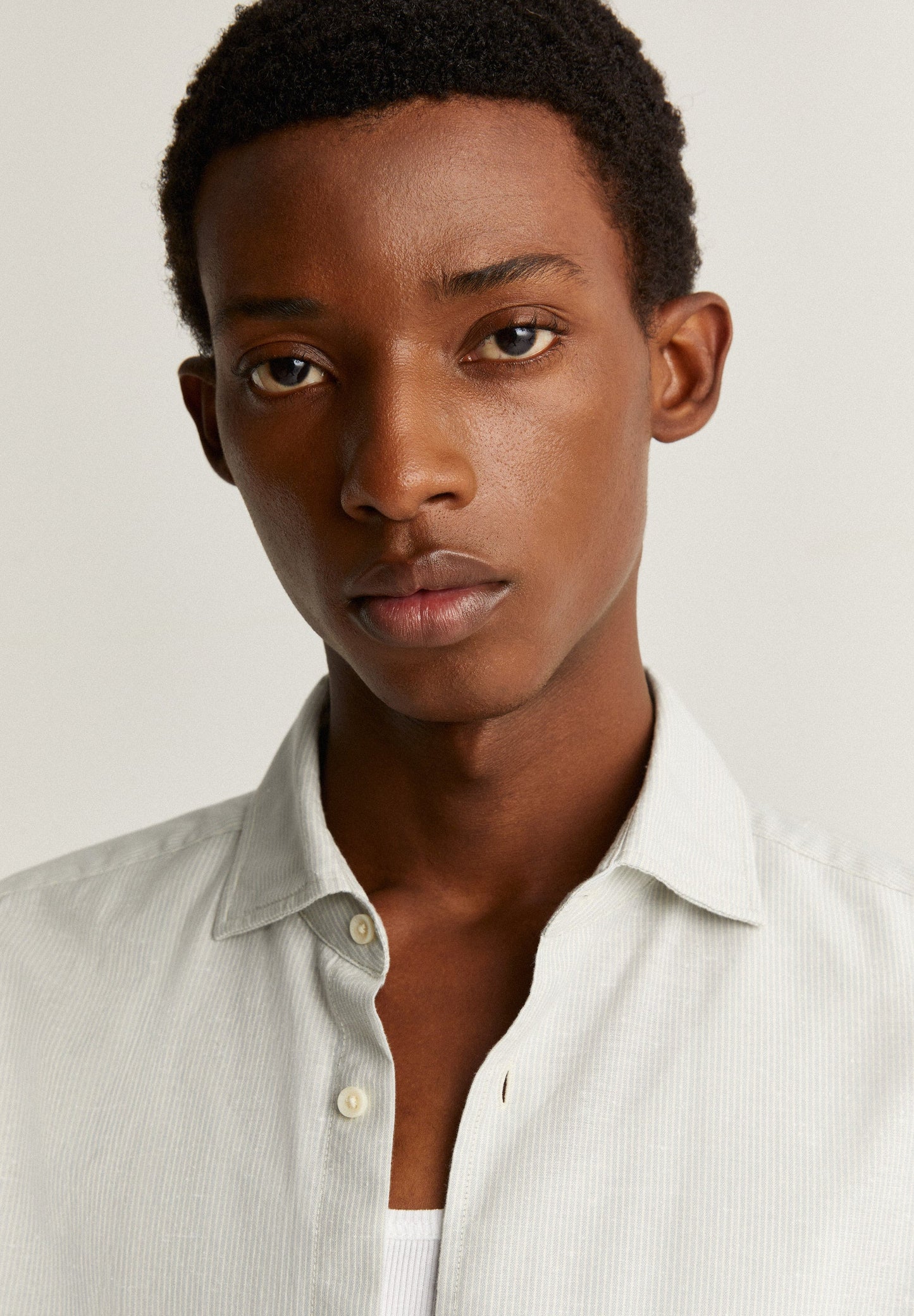 CAMISA DE RISCAS COM SKULL PLACKET