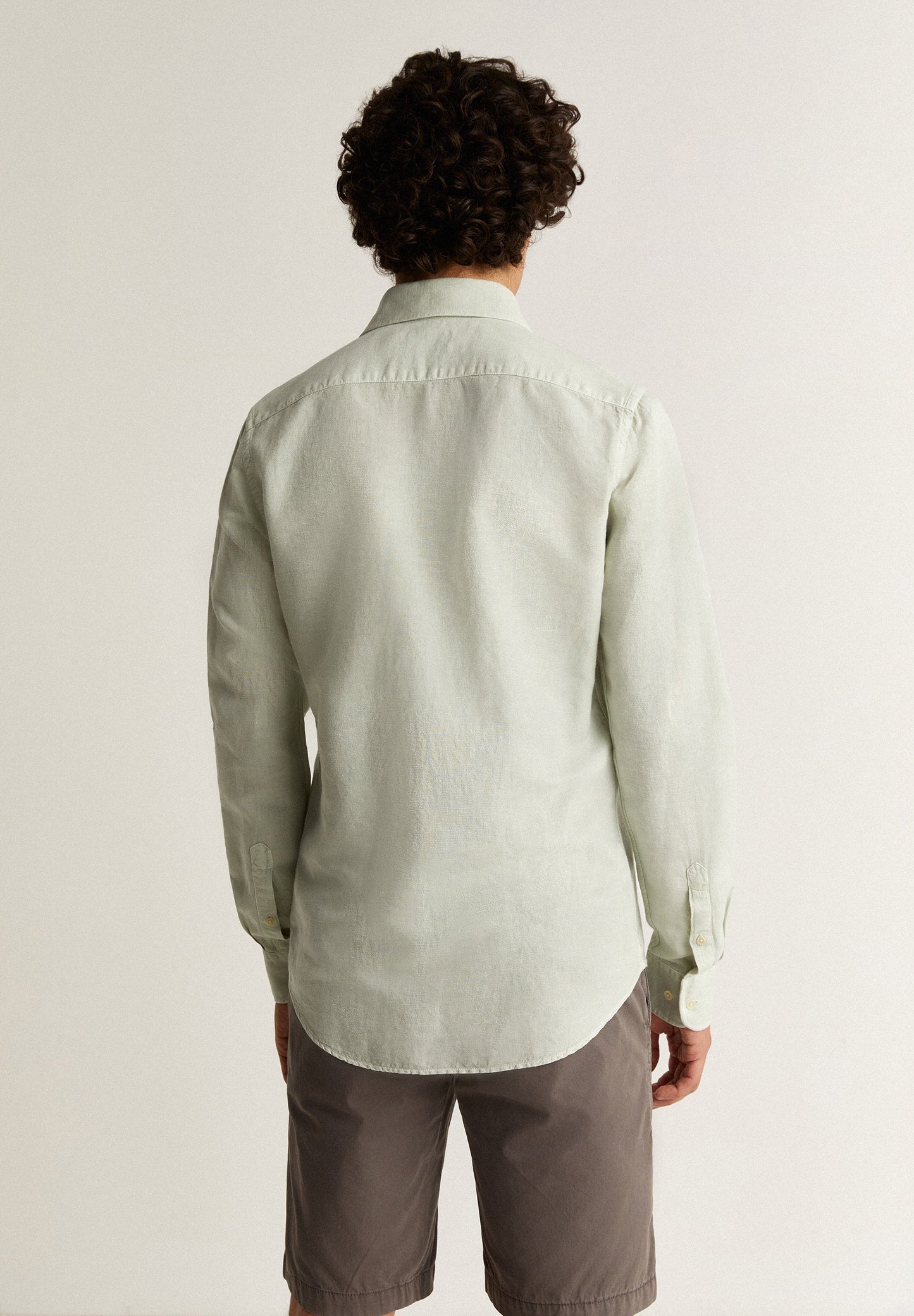 CAMISA DE LINHO COM LOGO